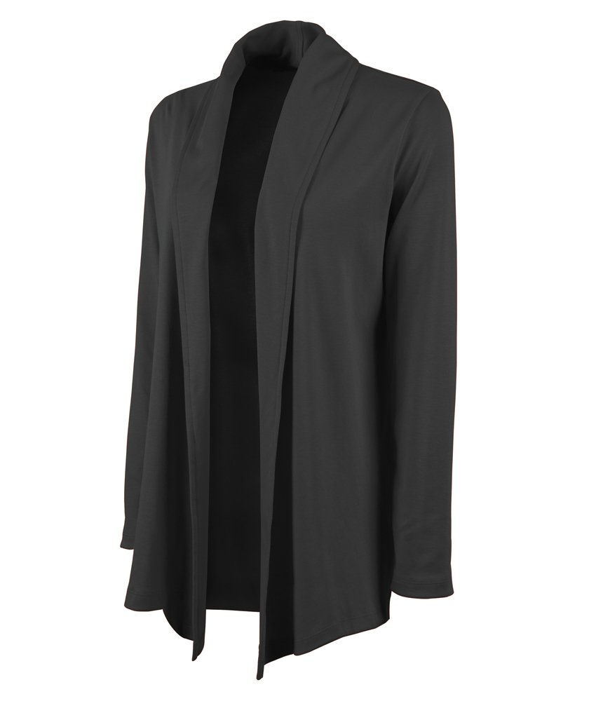 Charles River Apparel Women's Soft Fleece Cardigan Wrap Sweater - Lightweight, Cozy & Stylish for Work, Office & Casual Outfits