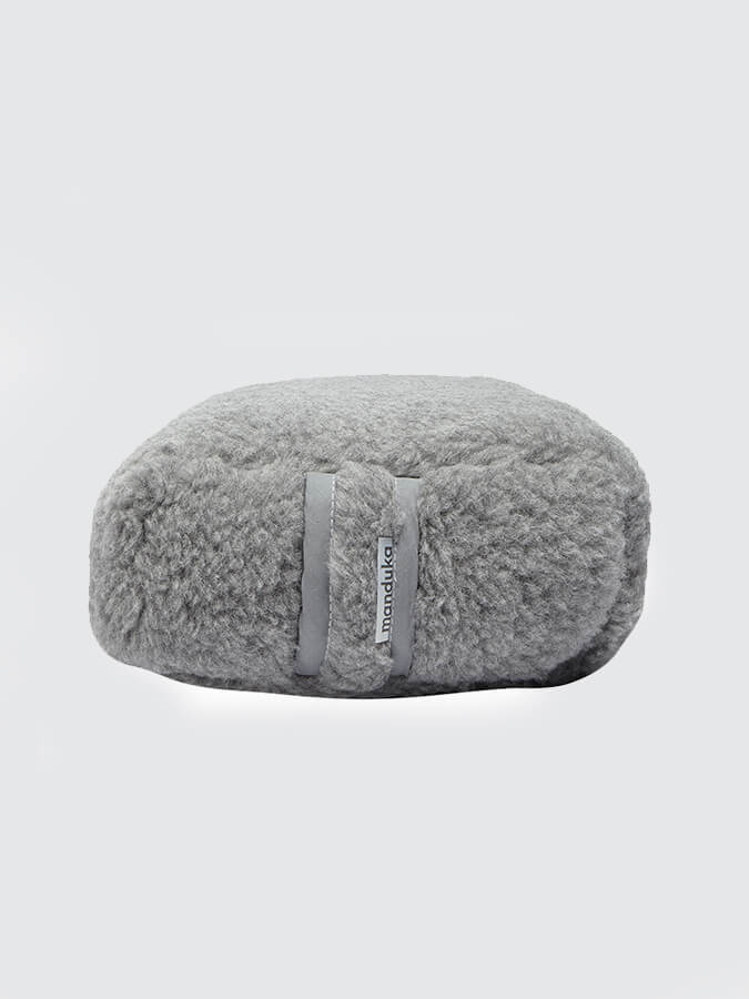 Manduka Wool Rectangular Meditation Bolster Cushion - Premium Yoga & Meditation Support for Home, Studio & Office - Eco-Friendly Comfort for Relaxation & Mindfulness Practice