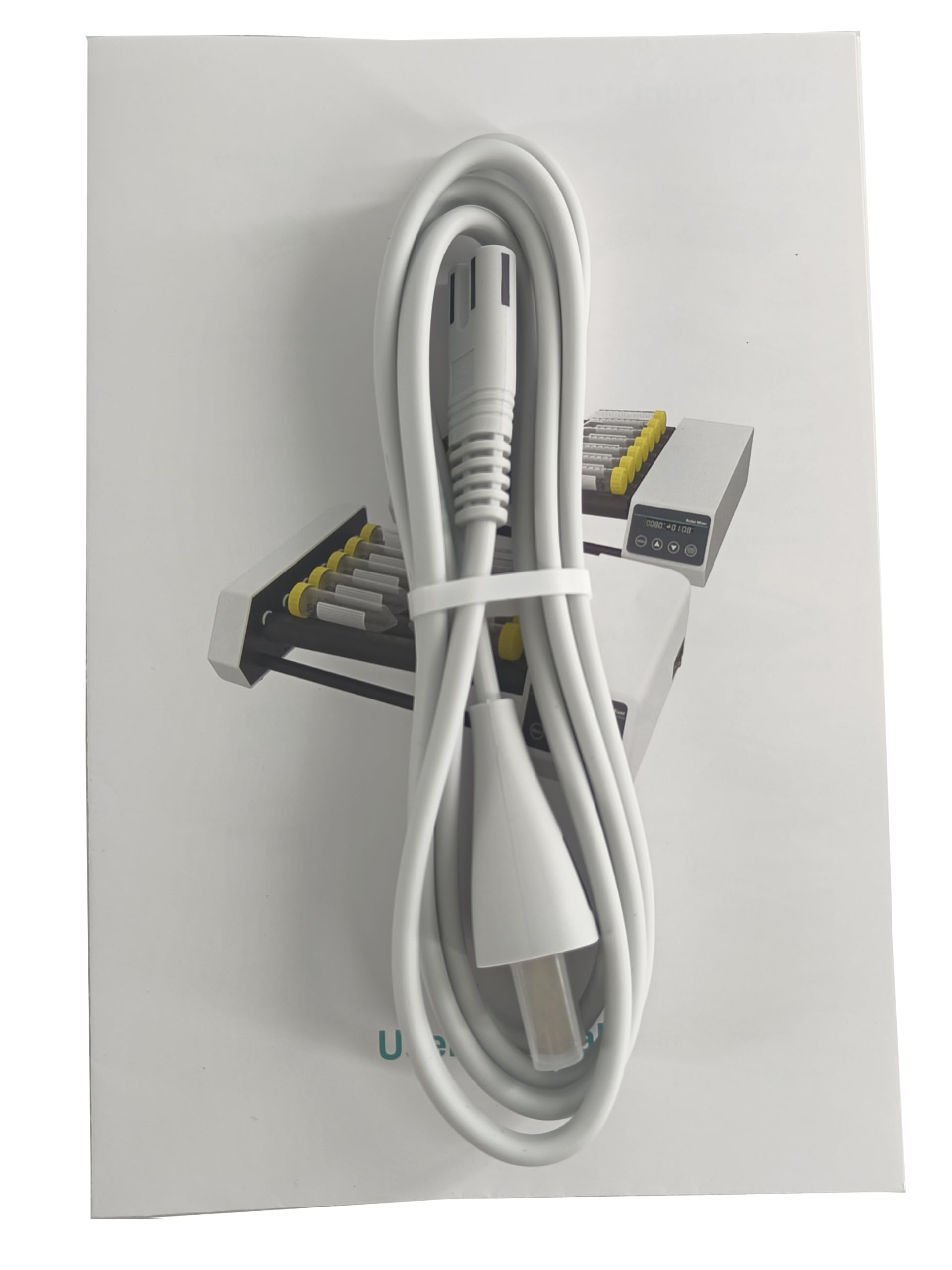 Brushless Motor Test Tube Rotator Mixer - 6 Rollers, 20-80 RPM Adjustable Speed, Compatible with φ6-34mm Tubes, Holds 12x50ml Centrifuge Tubes, 28cm Roller Length - Ideal for Lab Experiments, DNA/RNA Extraction, Cell Culture & Chemical Mixing