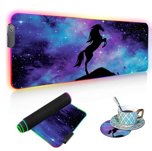 Blue Galaxy Nebula Horse