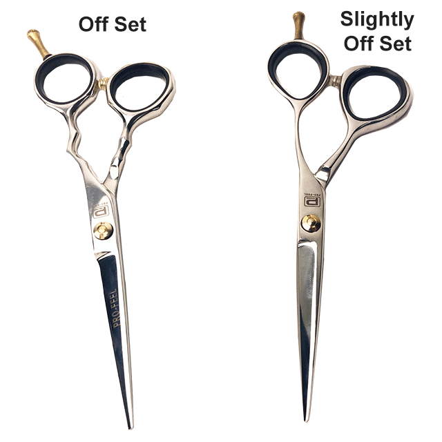 Professional Offset Scissors for Hair Cutting - High Precision Styling Shears for Barbers & Hairdressers - Perfect for Salon, Home Use & Hairdressing Training