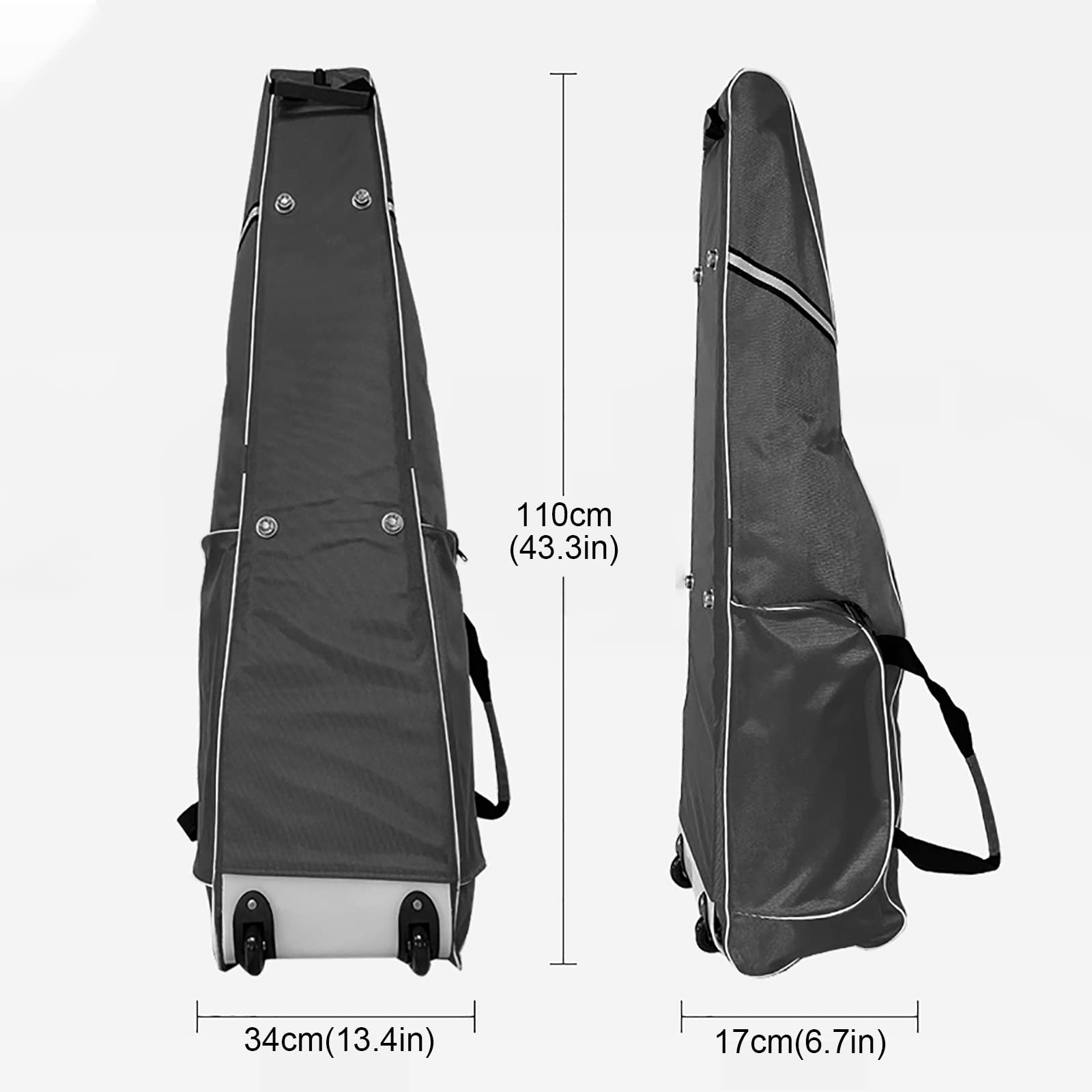 Durable Waterproof Fencing Sword Bag for Foil, Epee & Saber - 43IN Roller Equipment Carrier for Adults & Kids | Perfect for Tournaments, Practice & Travel