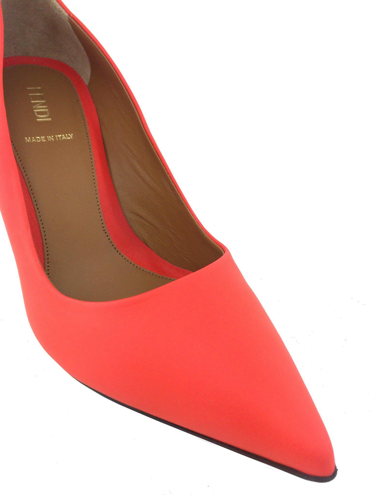 Fendi Anne Leather Pointed Toe Pumps Women's Size 7.5 US - New Designer Heels for Work, Party & Special Occasions