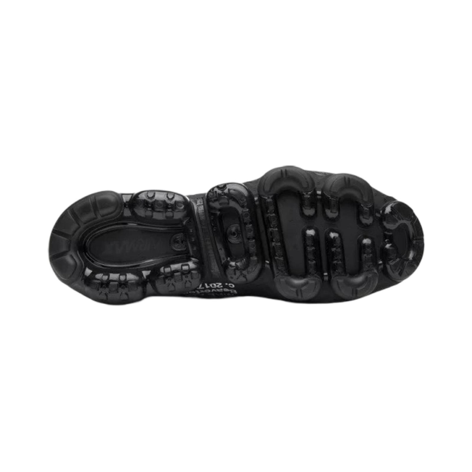 Off White x Nike Air Max VaporMax FK Flyknit Sneakers - Black & White Clear Sole - Running, Gym & Streetwear Fashion
