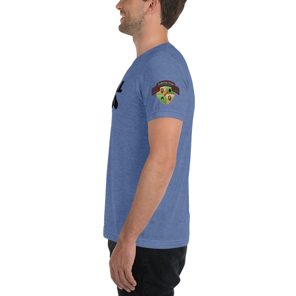 Survival AF Short Sleeve T-Shirt for Men - Comfortable & Durable Outdoor Adventure Shirt - Perfect for Hiking, Camping & Emergency Preparedness