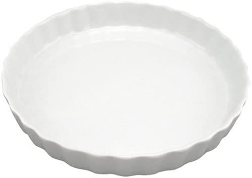 10 Inch Ceramic Quiche Pan - Non-Stick Bakeware for Perfect Quiches, Tarts & Pies | Oven & Dishwasher Safe | Ideal for Home Baking & Holiday Cooking