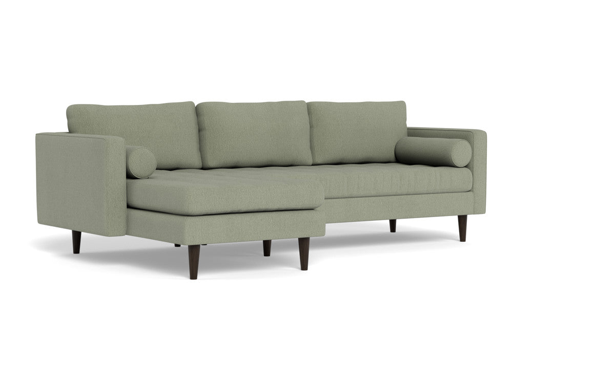 Ladybird 102 Left Chaise Sectional Sofa - Modern L-Shaped Couch with Chaise Lounge, Soft Fabric Upholstery, Comfortable Living Room Furniture for Small Spaces, Apartments & Home Theater Seating