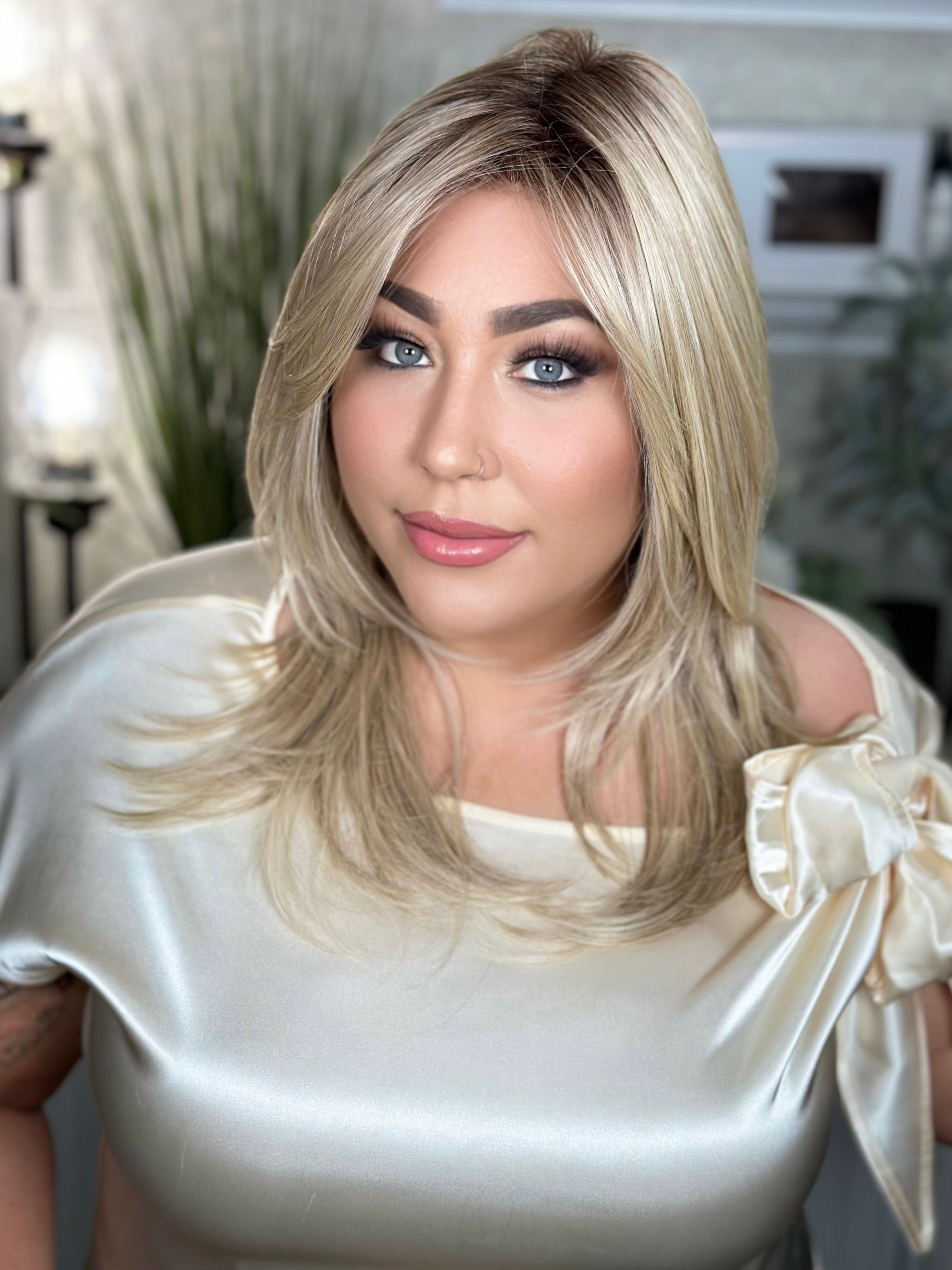 Buttermilk Blonde Hair Extensions - Everyday Elegance Clip-In Human Hair Extensions for Women | Perfect for Parties, Weddings & Daily Styling