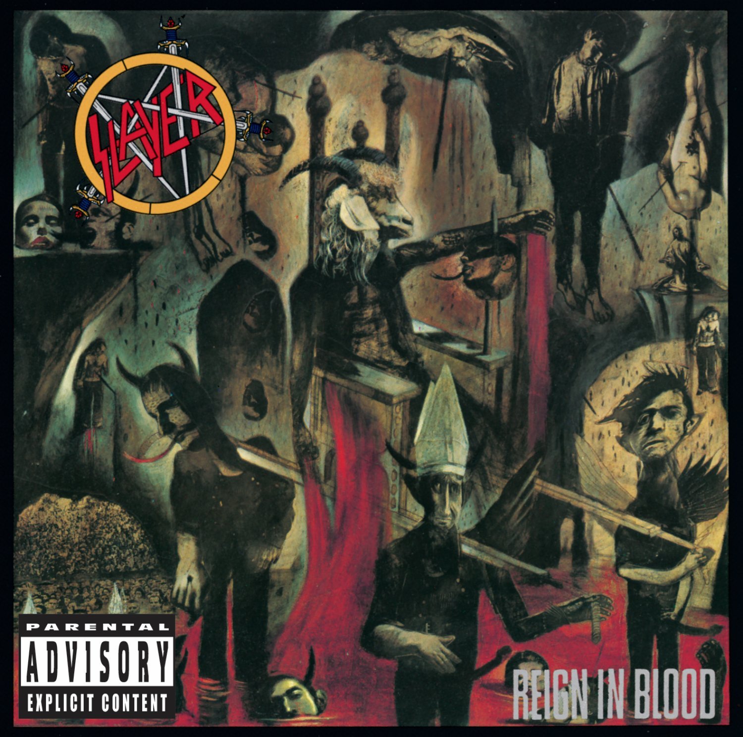 Slayer - Reign In Blood (Explicit Lyrics) - Thrash Metal Album for Headbanging & Heavy Metal Fans