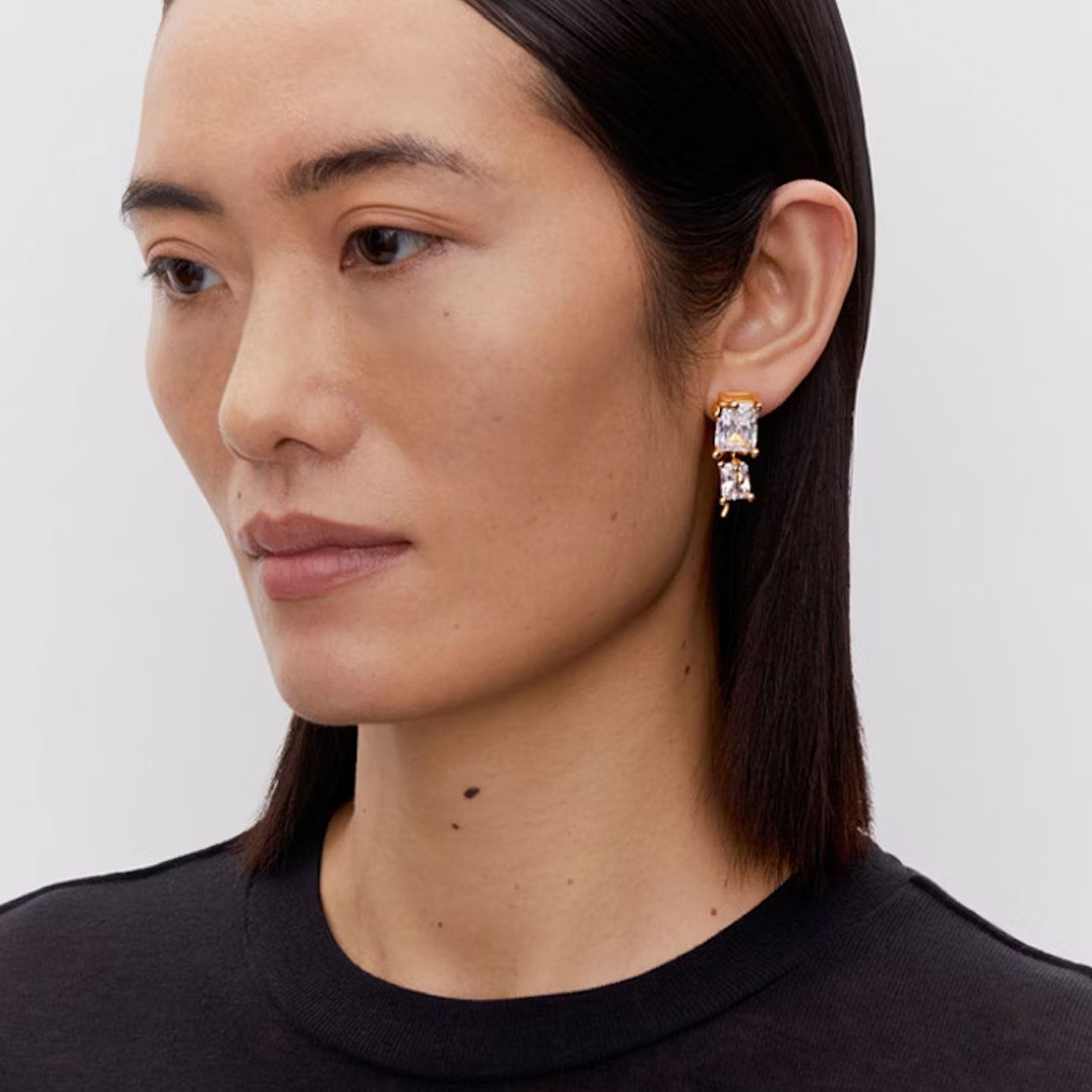 Elegant Roppongi Drop Earrings for Women - 14K Gold Plated Dangle Earrings | Perfect for Parties, Weddings & Date Nights