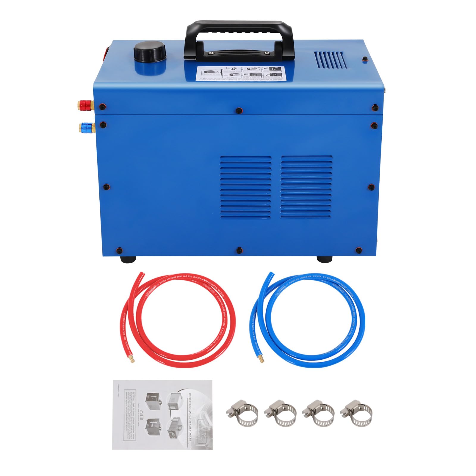 370W TIG Welder Water Cooler System - 10L Capacity, 2.1 GPM Flow for Water Cooled TIG Torch | Perfect for Aluminum Welding, Metal Fabrication & Industrial Welding Applications