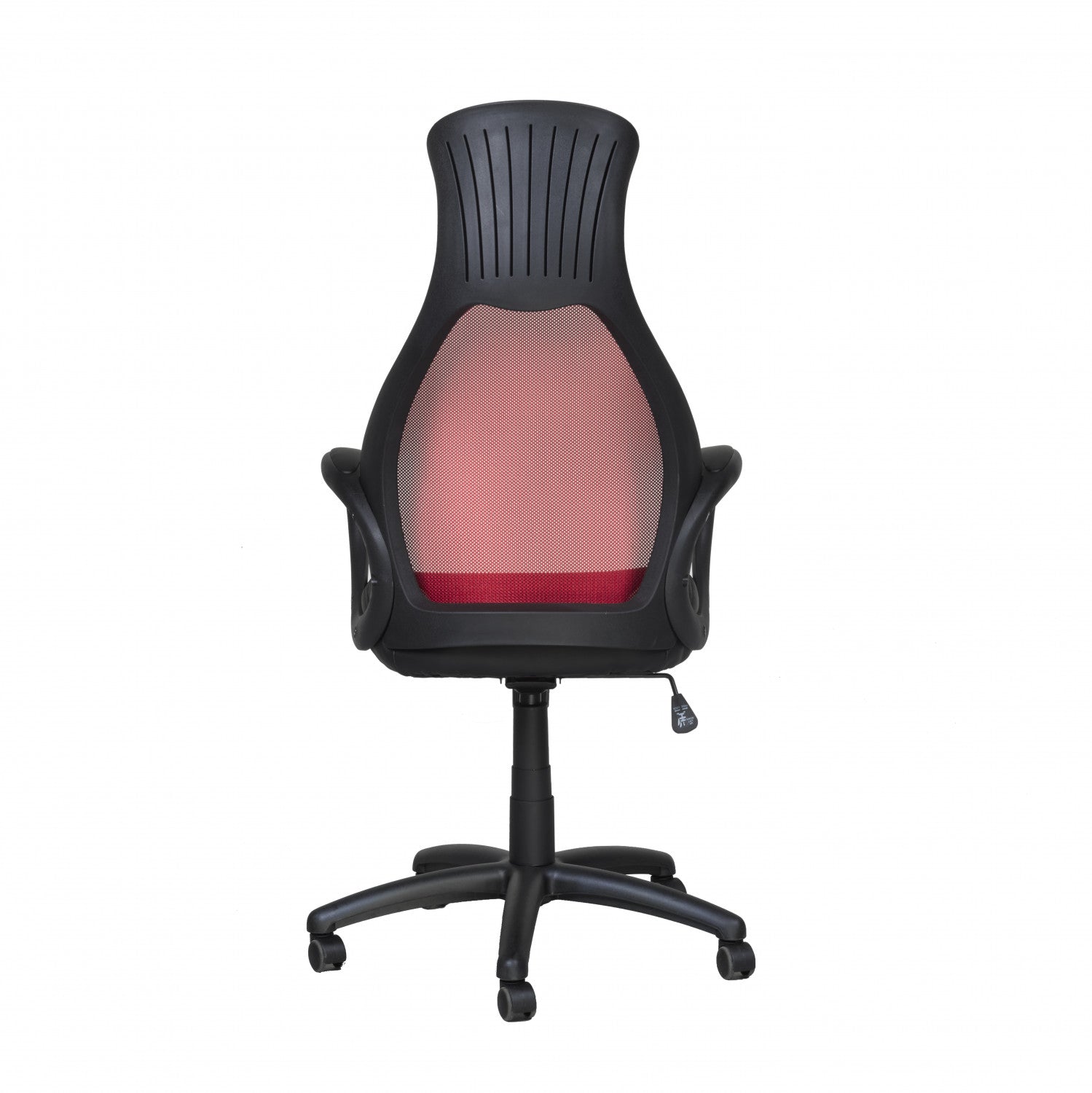Ergonomic Red and Black Office Chair with Lumbar Support - Adjustable Height Swivel Task Chair for Home & Office Workspace - Perfect for Long Hours of Sitting, Gaming, and Remote Work