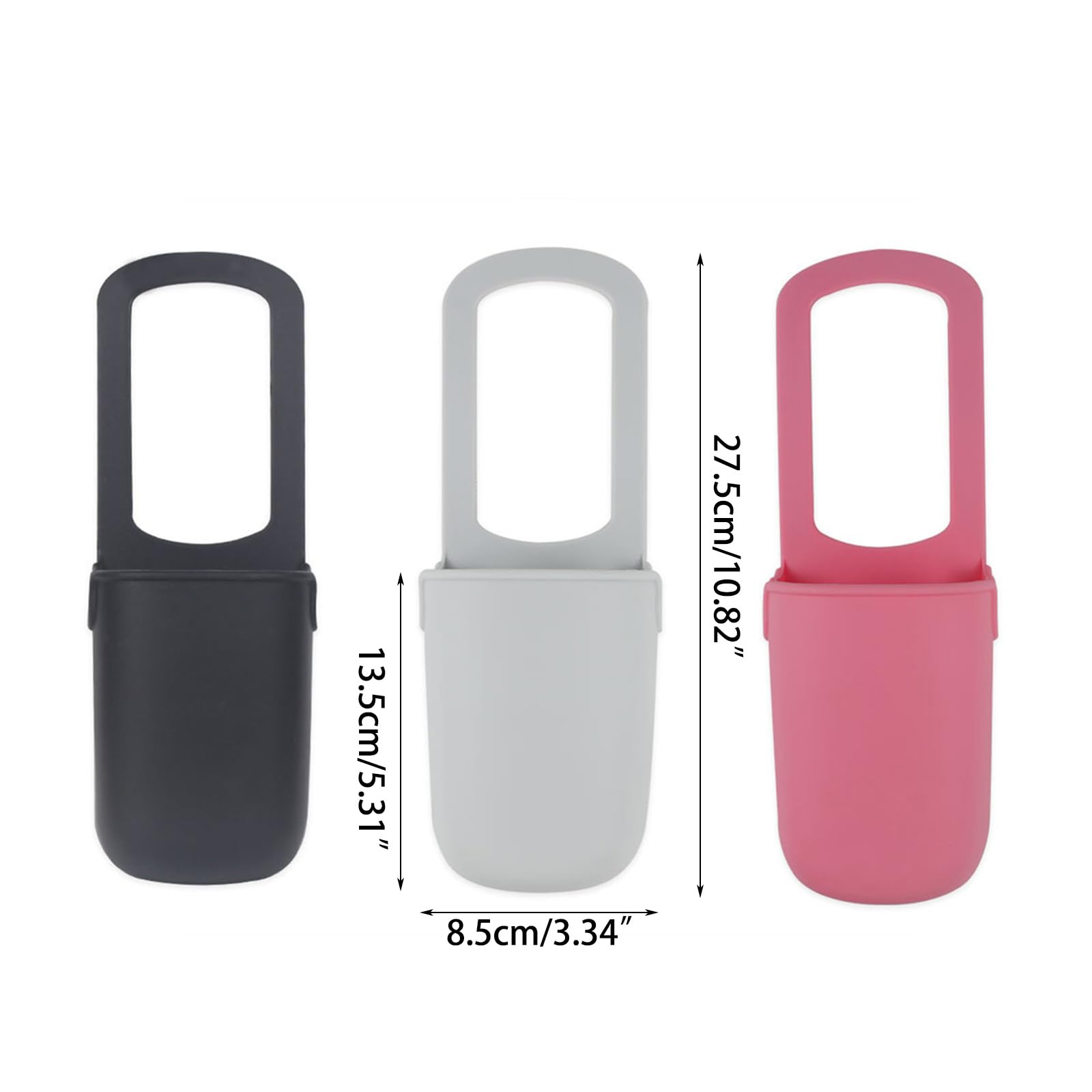 Non-Slip Silicone Cup & Phone Holder for Walker Bike - Portable Drink & Device Organizer for Walking, Cycling, and Outdoor Activities