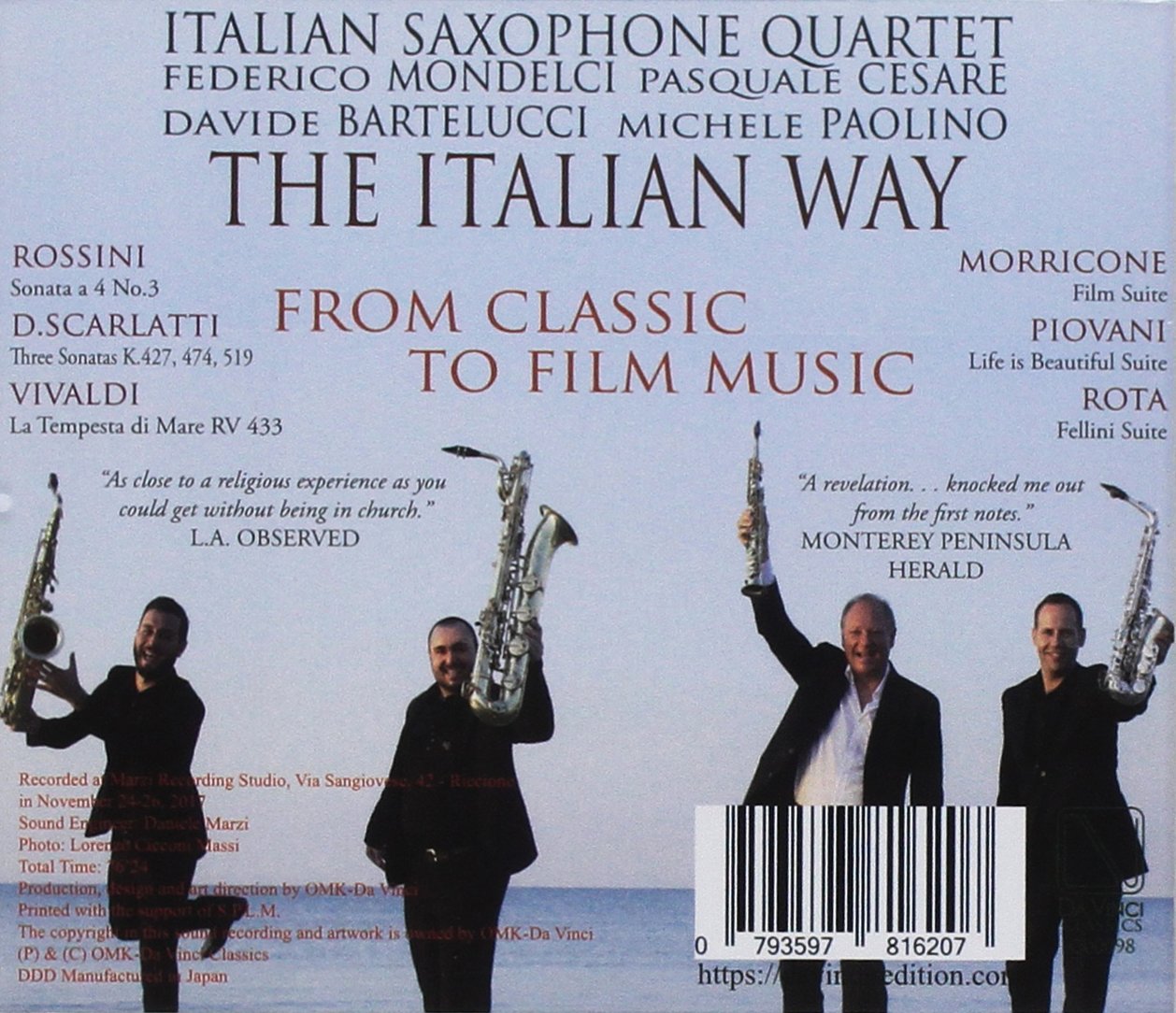 Italian Way: From Classical To Film Music - Best Italian Music Collection for Relaxation, Study & Movie Nights