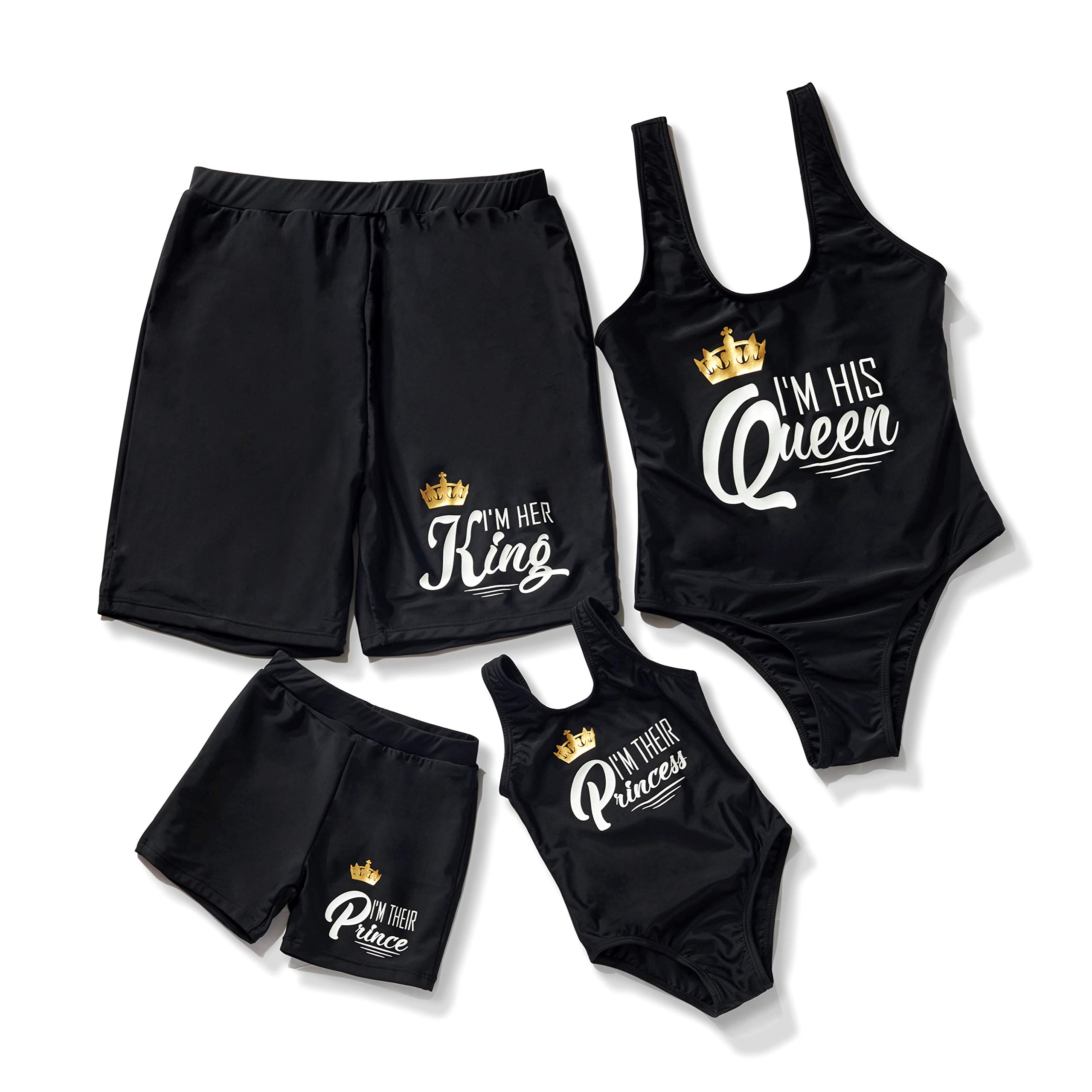 Matching Family Swimsuits - Mom & Daughter One-Piece Bikini Set with Ruffle Sling Print | Perfect for Beach Vacations, Pool Parties & Summer Family Photos