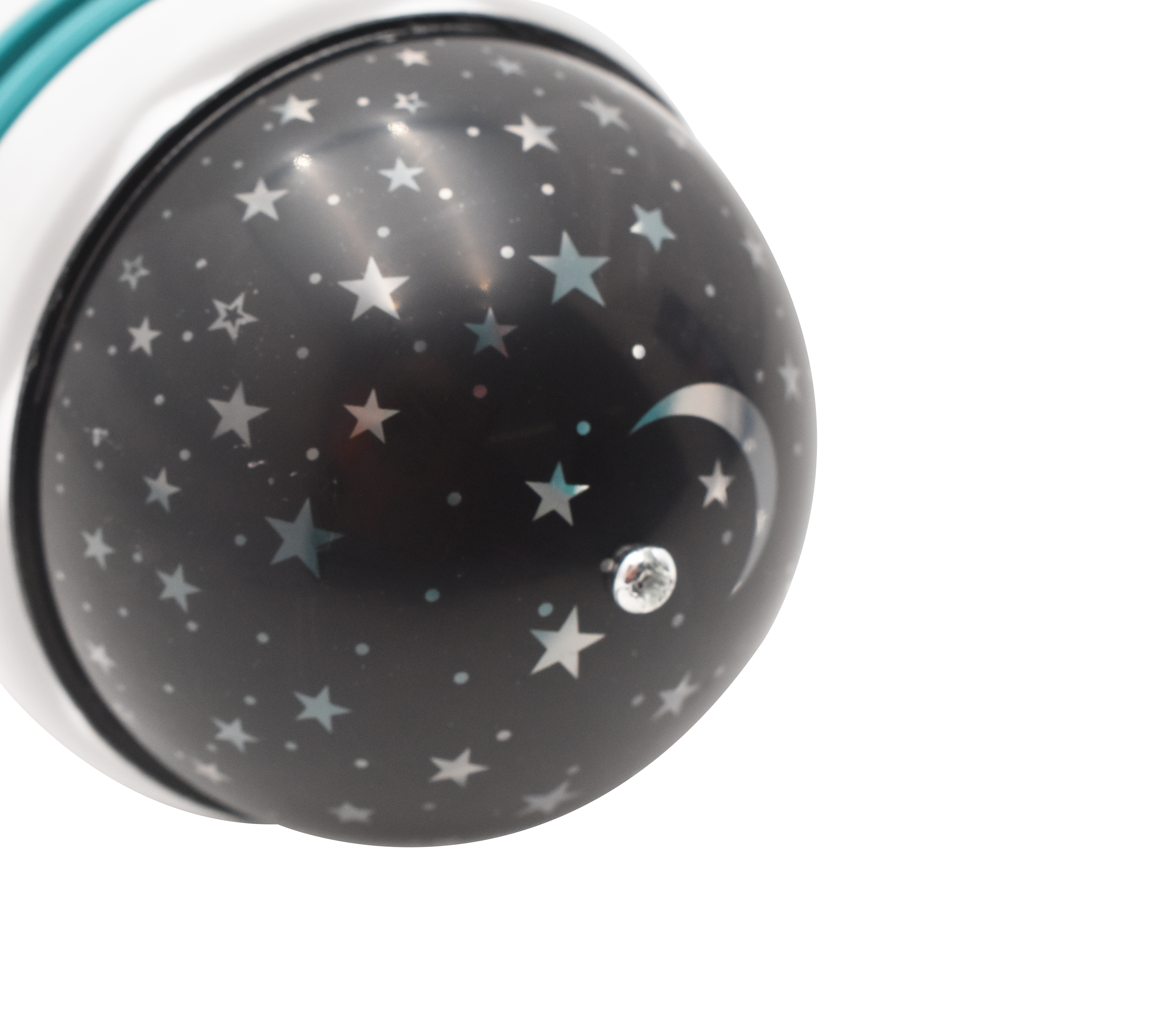 Galaxy Star Moon LED Night Light Bulb - Black, Energy Efficient, Dimmable for Bedroom, Nursery, Kids Room & Home Decor