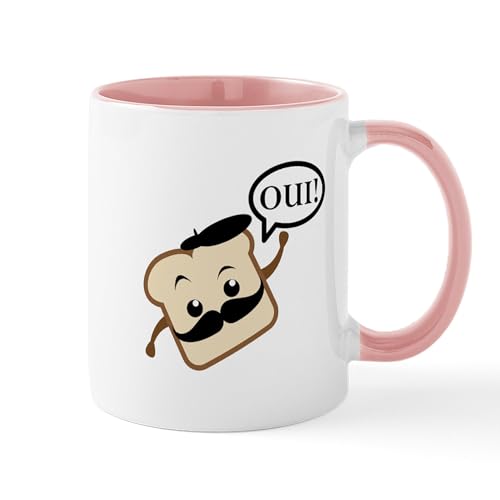 White/Pink Inside - French Toast Mugs