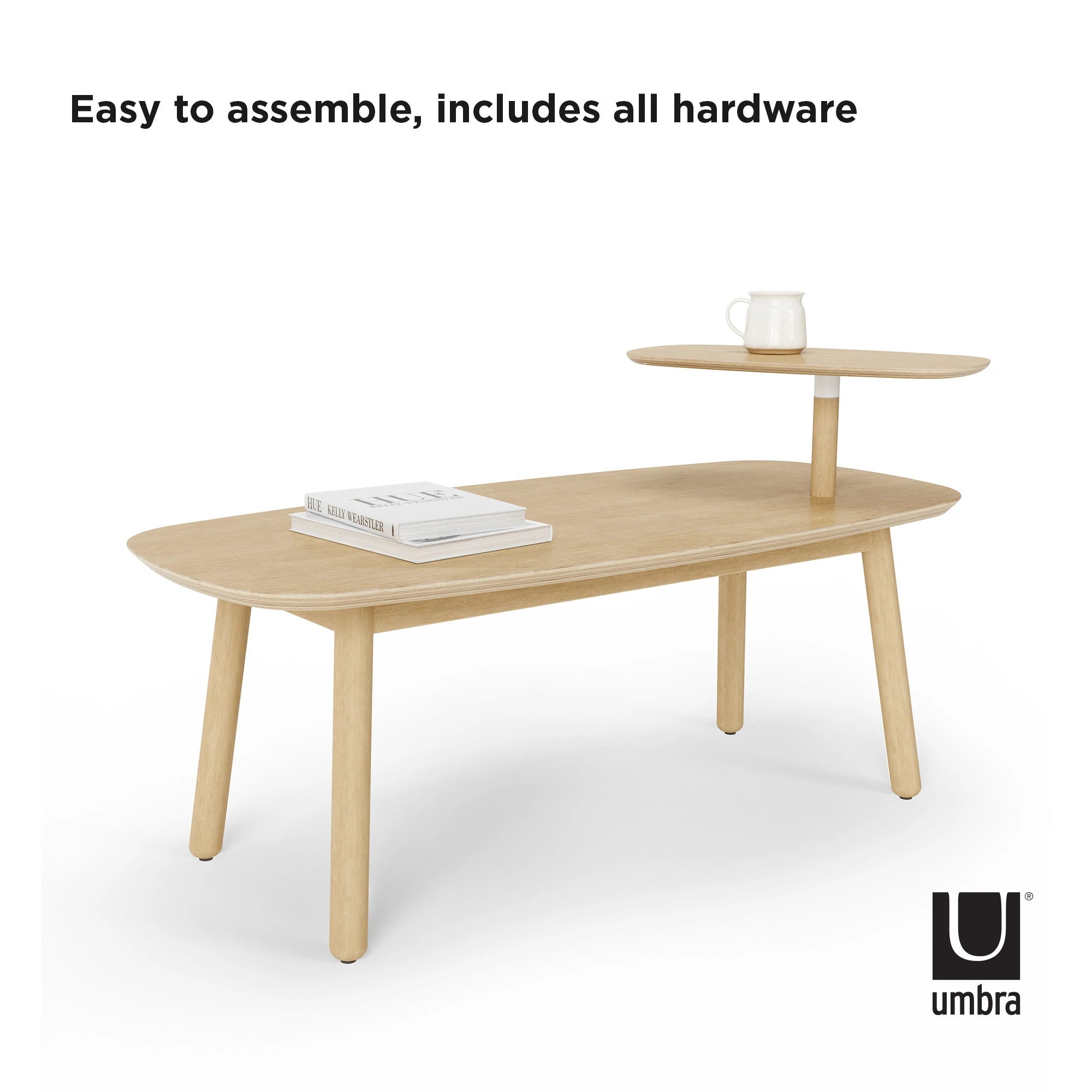 Modern Swivo Coffee Table - Stylish & Functional Centerpiece for Living Room, Lounge & Office - Perfect for Coffee, Books & Decor
