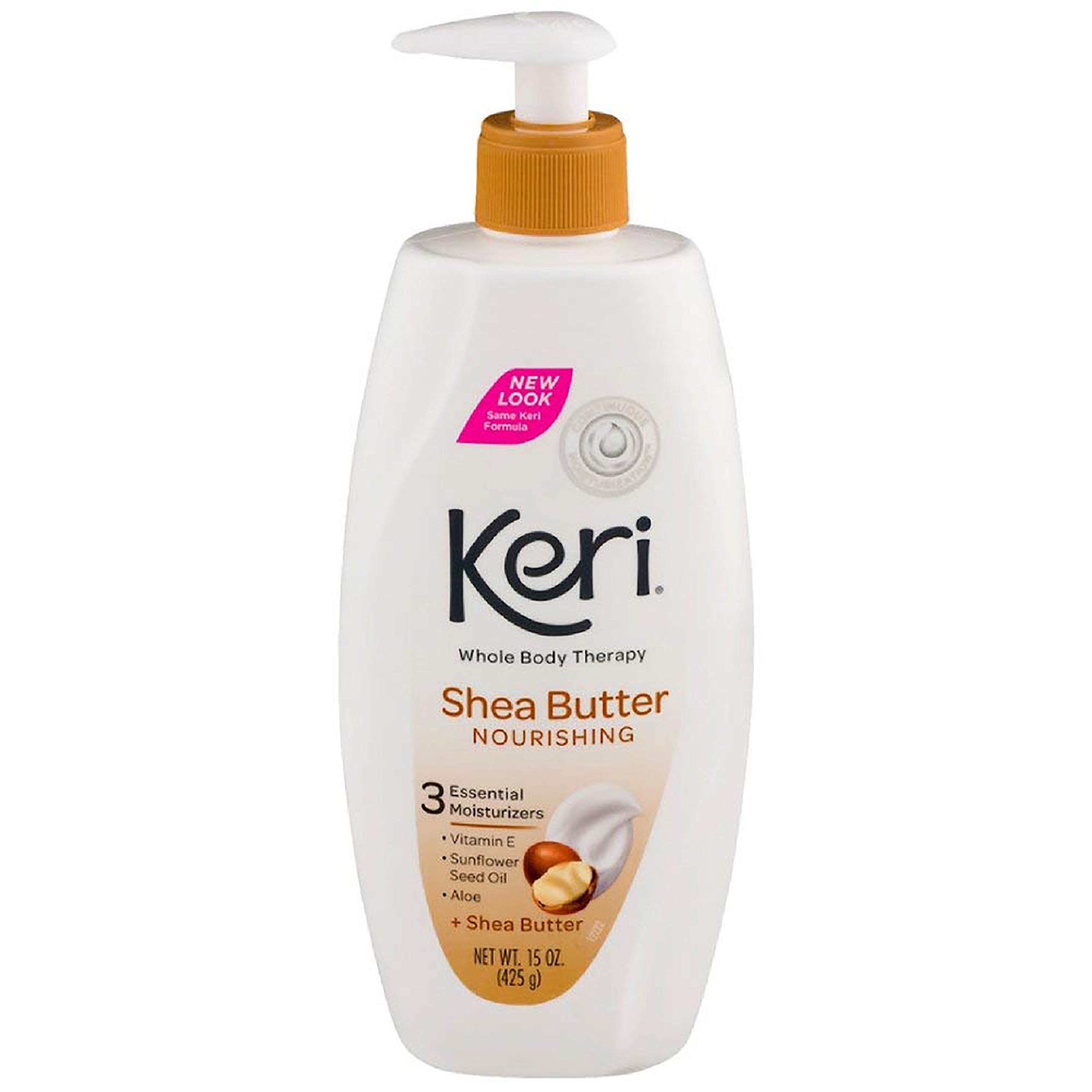 Keri Nourishing Shea Butter Body Lotion - 15oz | Ultra Hydrating Moisturizer for Dry Skin | Perfect for Daily Use & After Shower Care