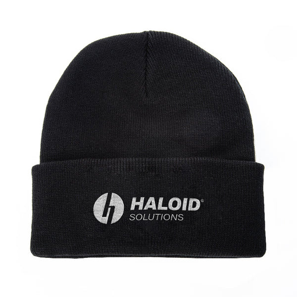 Haloid Solutions American Flag Thin Blue Line Beanie - Patriotic Winter Hat for Men & Women - Perfect for Outdoor Activities, Sports, and Cold Weather
