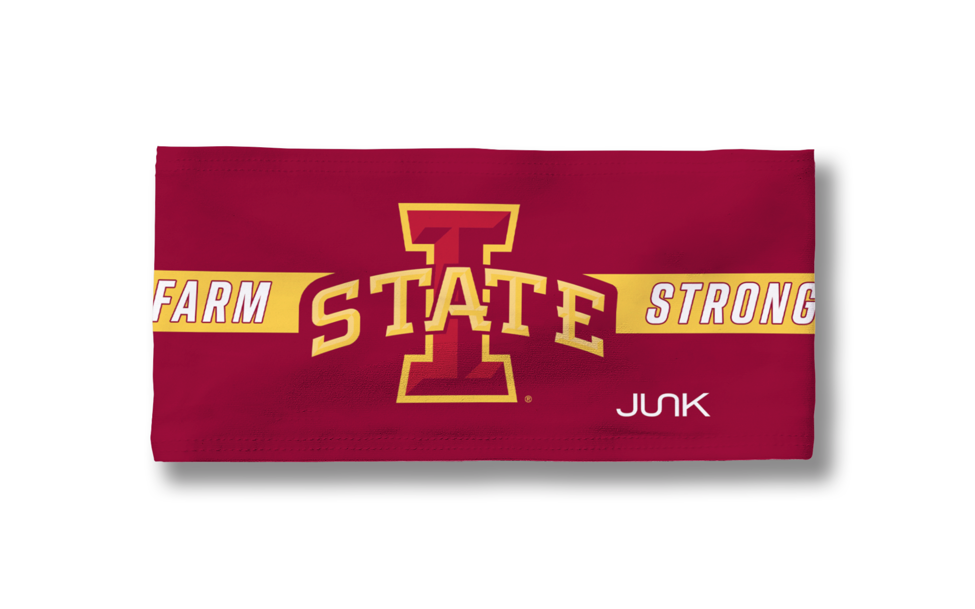 Iowa State University Stripe Farm Strong Big Bang Lite Headband - Comfortable Adjustable Headwear for Sports, Workouts, and Everyday Use