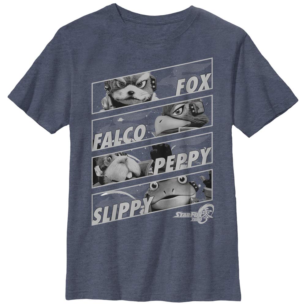 Nintendo Star Fox Zero Character Boys T-Shirt - Cool Gaming Graphic Tee for Kids, Birthday Gifts & Casual Wear