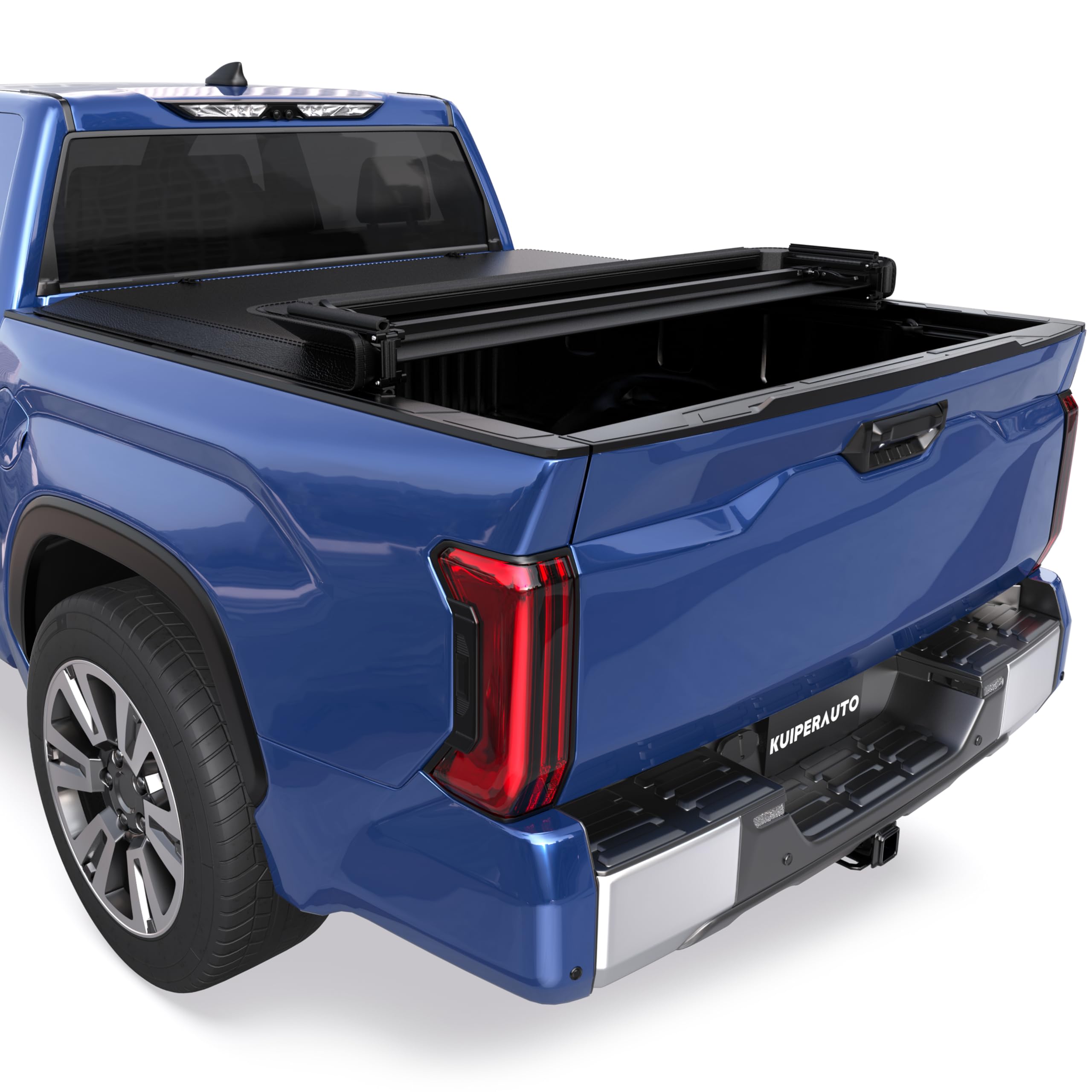 2022-2025 Toyota Tundra 6.5ft Bed Soft Quad Tonneau Cover | Waterproof Truck Bed Cover for Short Bed (78in) | Perfect for Camping, Road Trips & Outdoor Adventures