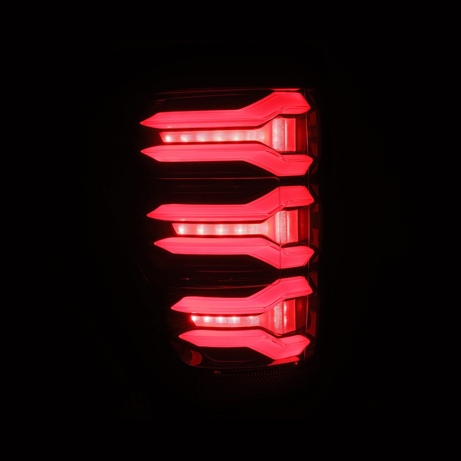 21 23 Ford F150 LUXX Series LED Tail Lights - Black & Red Smoked Lens - High Performance Brake Lights for Pickup Trucks - Perfect for Night Driving & Off-Road Adventures
