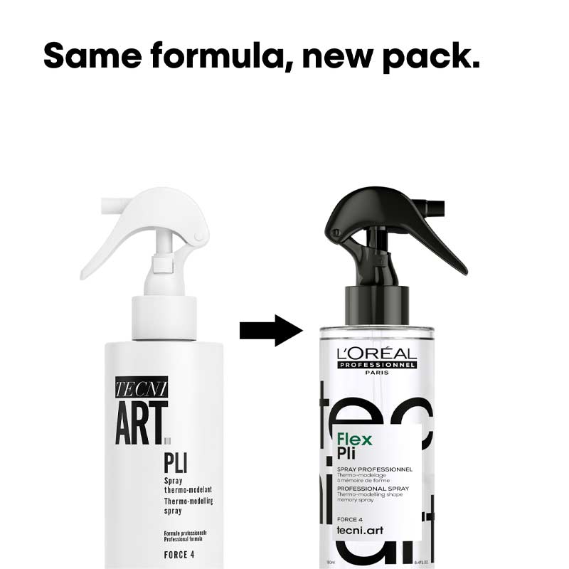 L'Oréal Professionnel Tecni Art Pli Shaper Hair Styling Spray - Strong Hold for Volume & Texture - Perfect for Salon Styling & Everyday Hair Care
