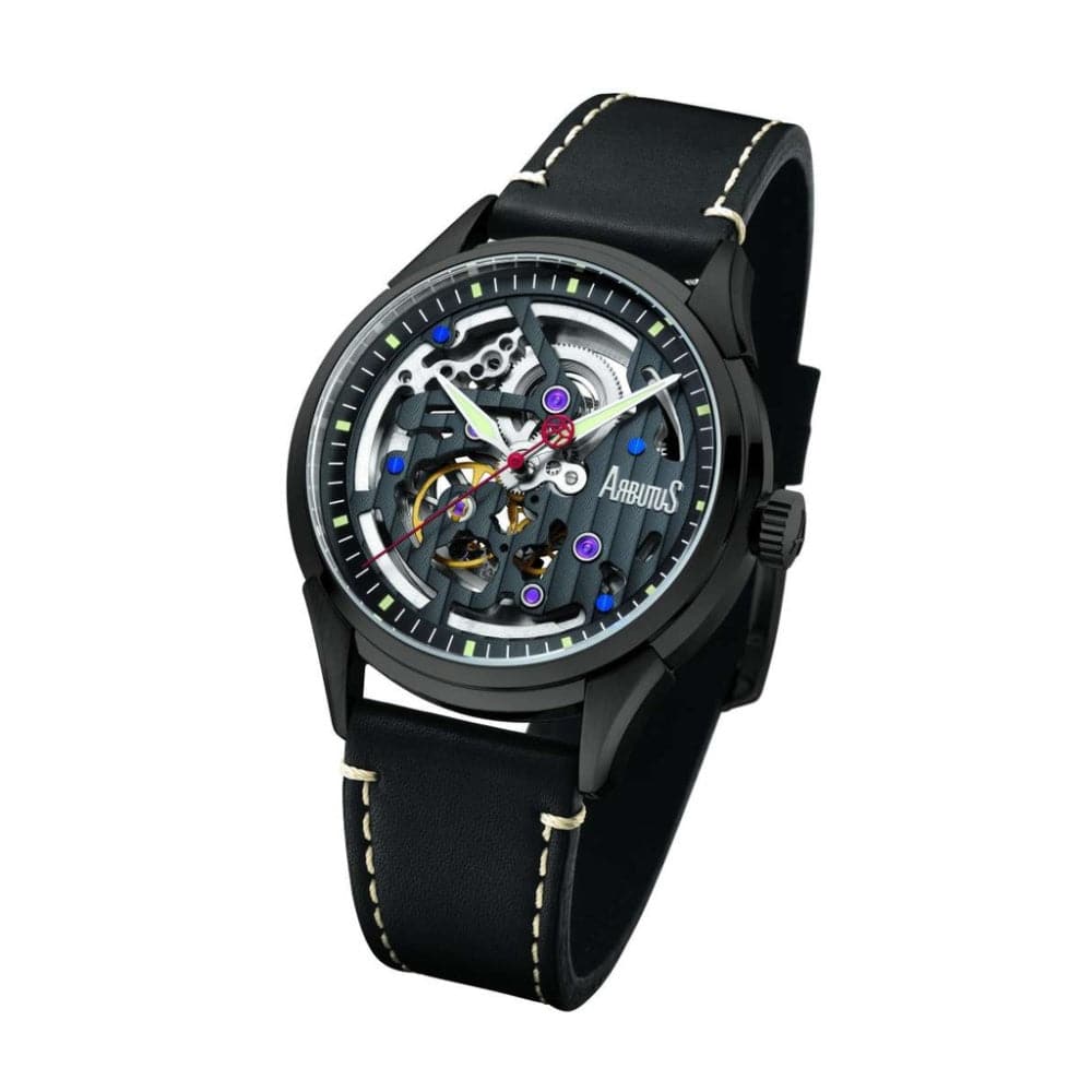 ARBUTUS AR1801BBB Men's Analog Quartz Watch - Stylish Casual & Dress Timepiece for Business, Office, and Everyday Wear