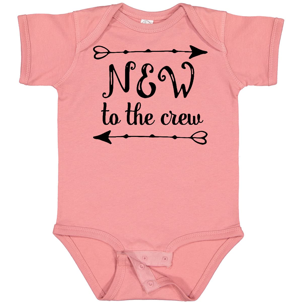 Inktastic Baby New to The Crew Arrows Baby Bodysuit - Soft Cotton Onesie for Newborns & Infants - Perfect for Family Photos, Baby Showers & Everyday Wear
