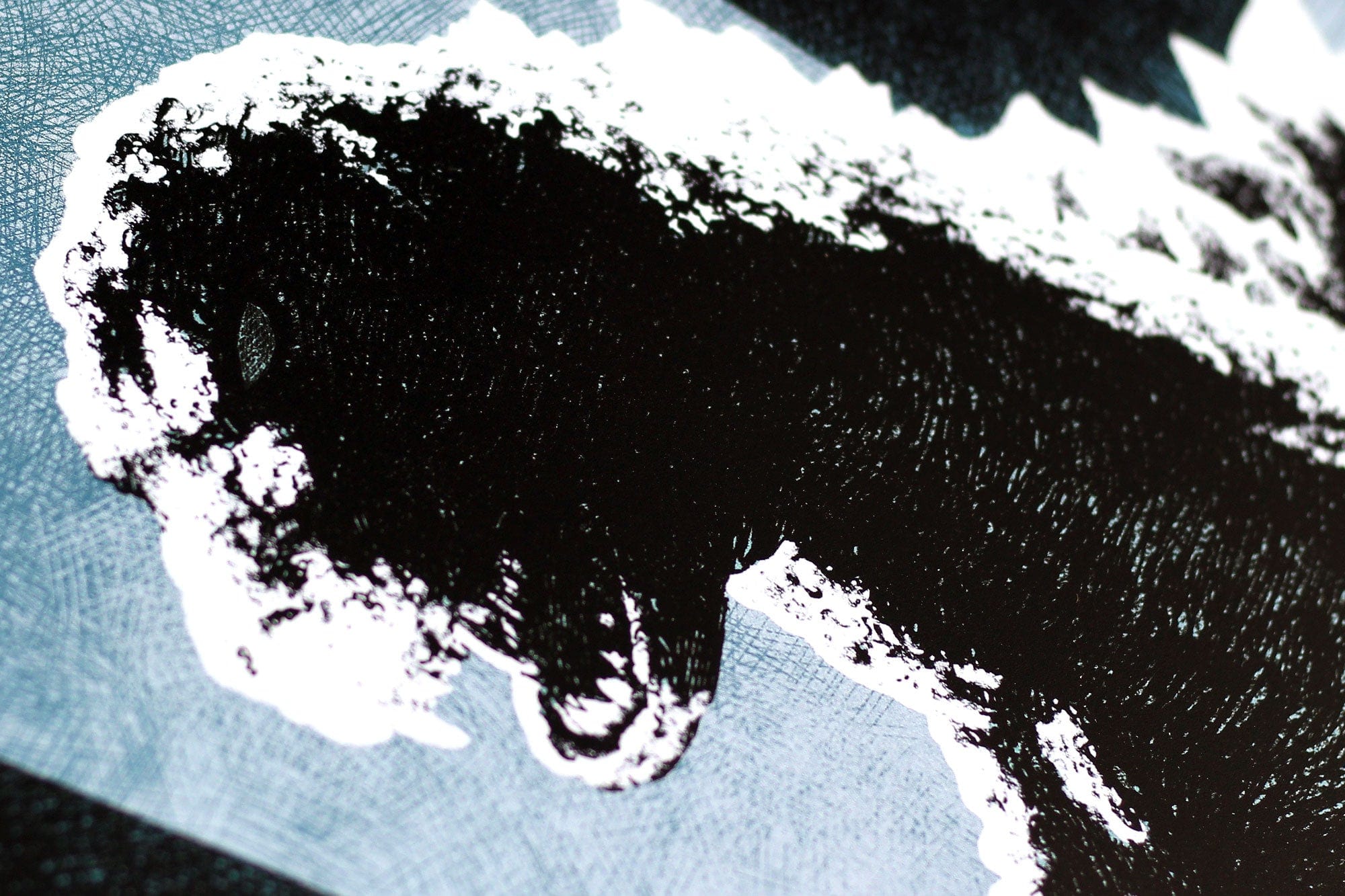 Godzilla Variant Screenprinted Poster - Premium Art Print for Home, Office & Movie Room Decor - Perfect for Fans & Collectors