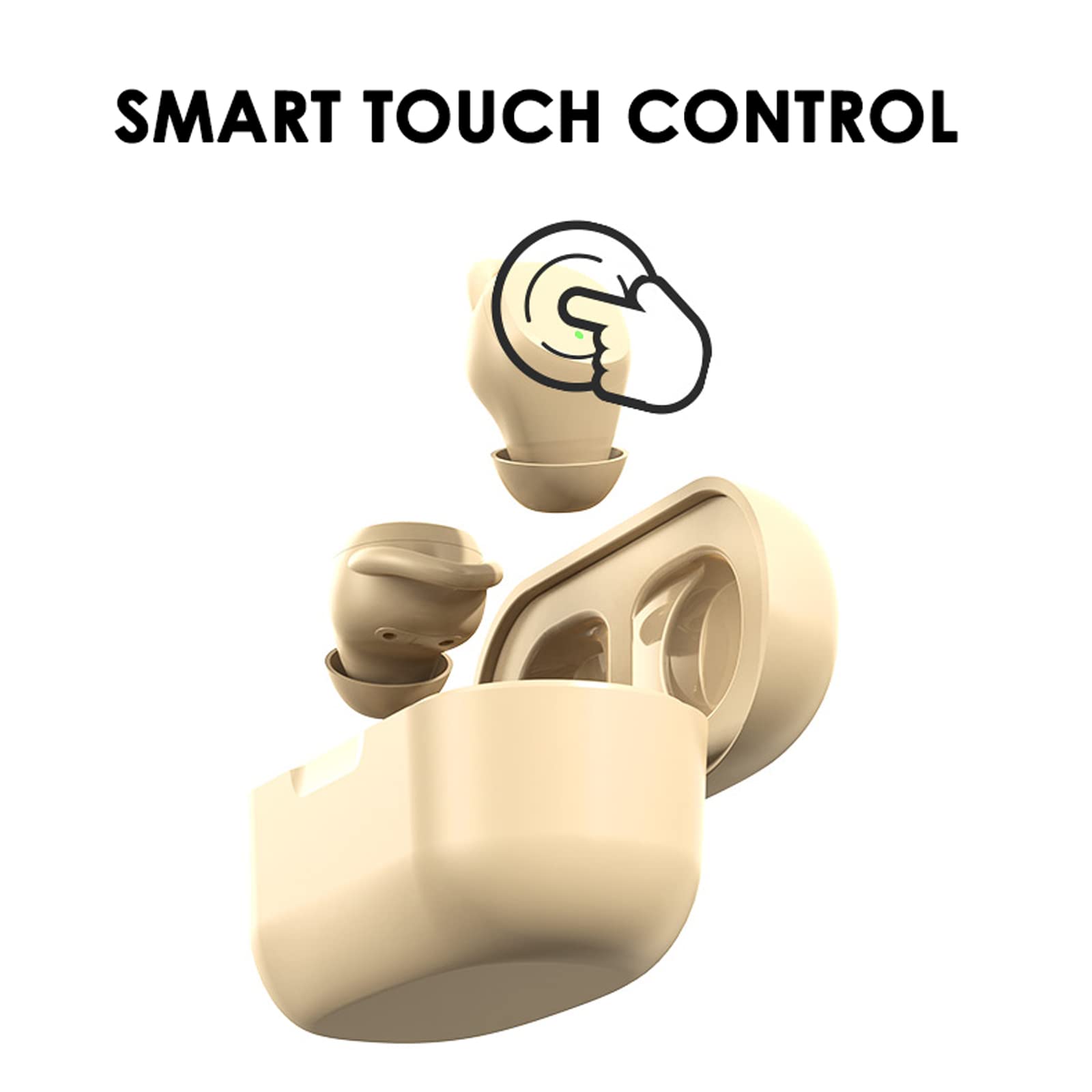 Wireless Noise Cancelling Sleep Earbuds - Bluetooth 5.2 Invisible Soft Comfortable Mini Earphones for Small Ears & Side Sleepers | Perfect for Travel, Office Naps & Nighttime Relaxation