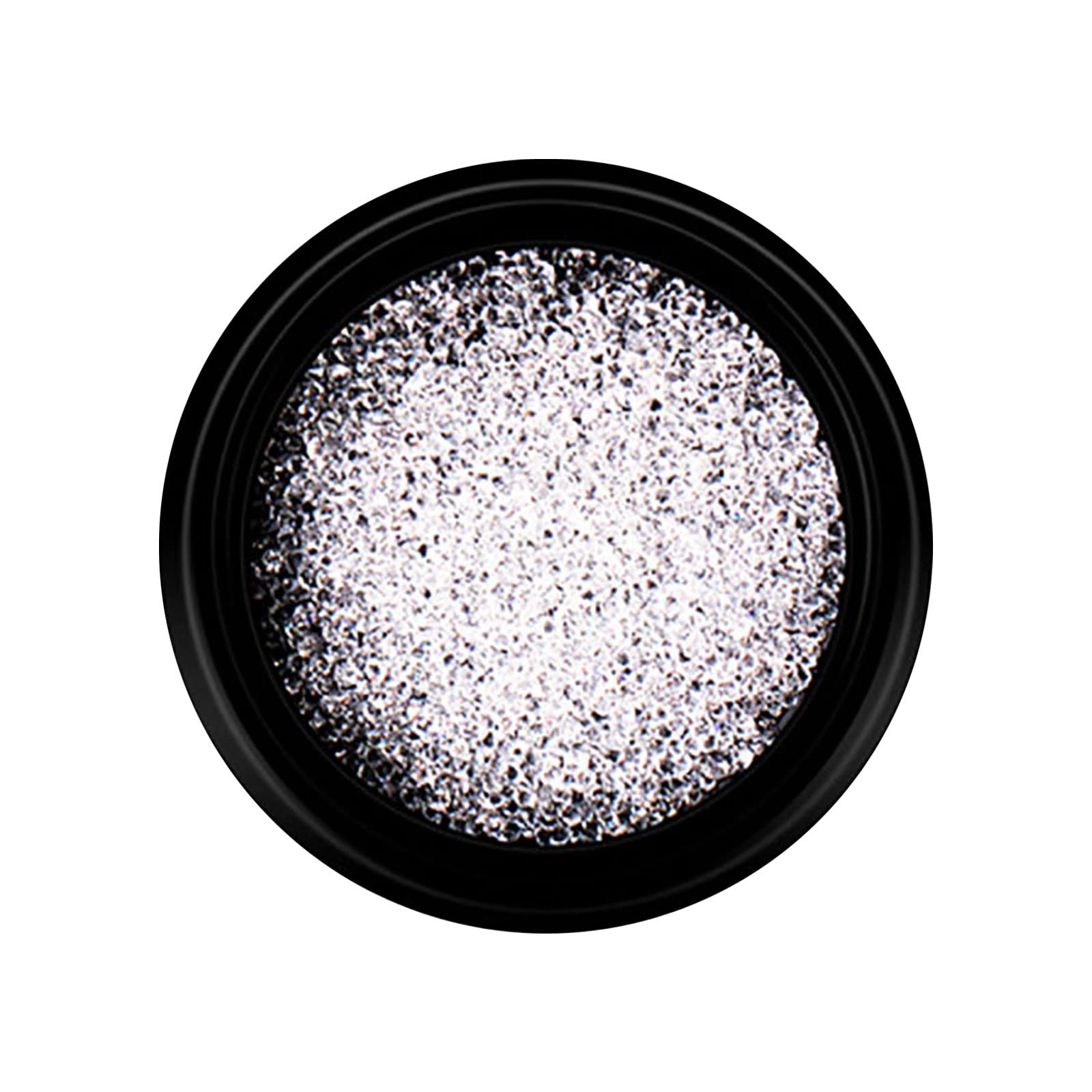 Crushed Diamond Nail Glitter Powder - Crystal Nail Art Accessories for DIY Manicure & Nail Decoration | Perfect for Nail Salons, Home Use, and Special Occasions Like Weddings & Parties