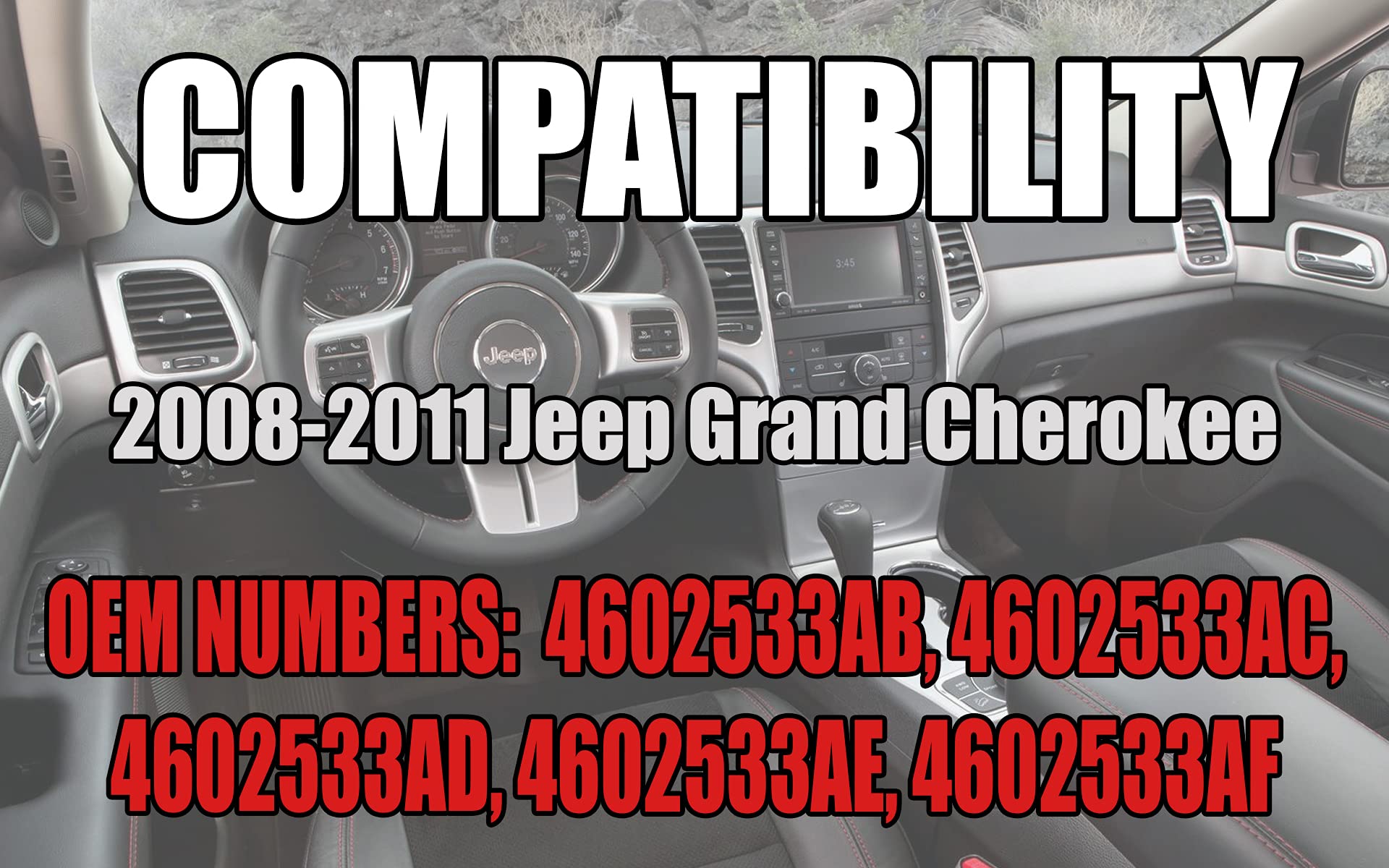 SWITCHDOCTOR Window Master Switch Compatible with 2008-2011 Jeep Grand Cherokee - Power Window Control Replacement for Driver Side - Perfect for Off-Roading & Daily Commuting