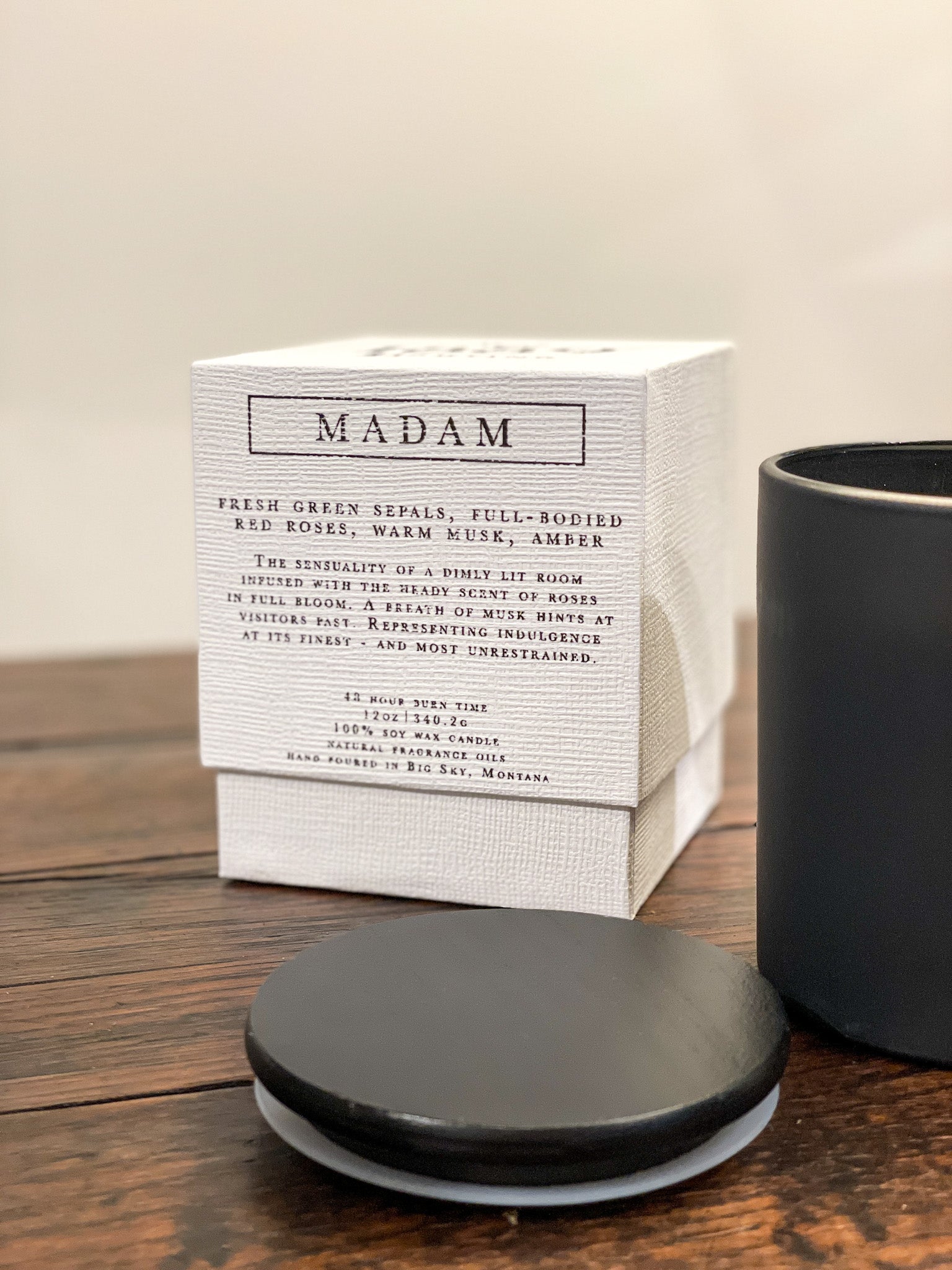 Madam Candle - Premium Scented Soy Wax Candles for Home, Gifts & Relaxation | Perfect for Aromatherapy, Romantic Dinners & Spa Nights