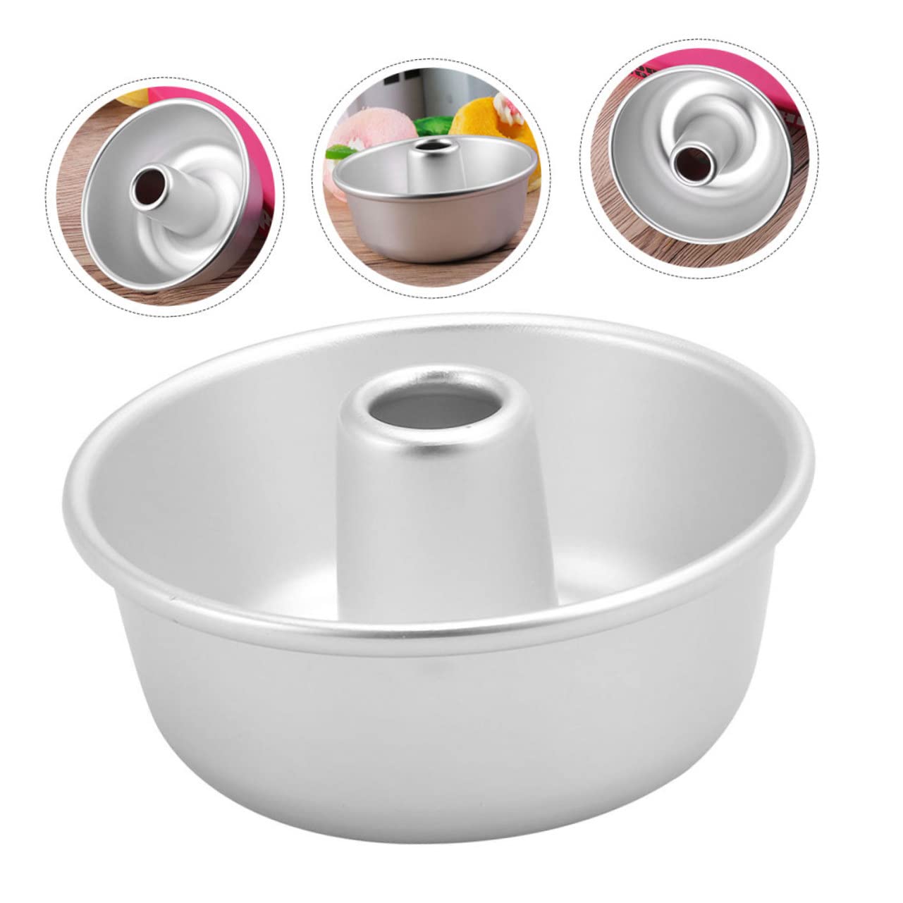 4-Piece Nonstick Donut Baking Pan Set, Heavy Duty Aluminum Alloy Donut Mold for Muffins, Cupcakes & Doughnuts - Perfect for Home Baking, Party Treats & Commercial Bakery Use