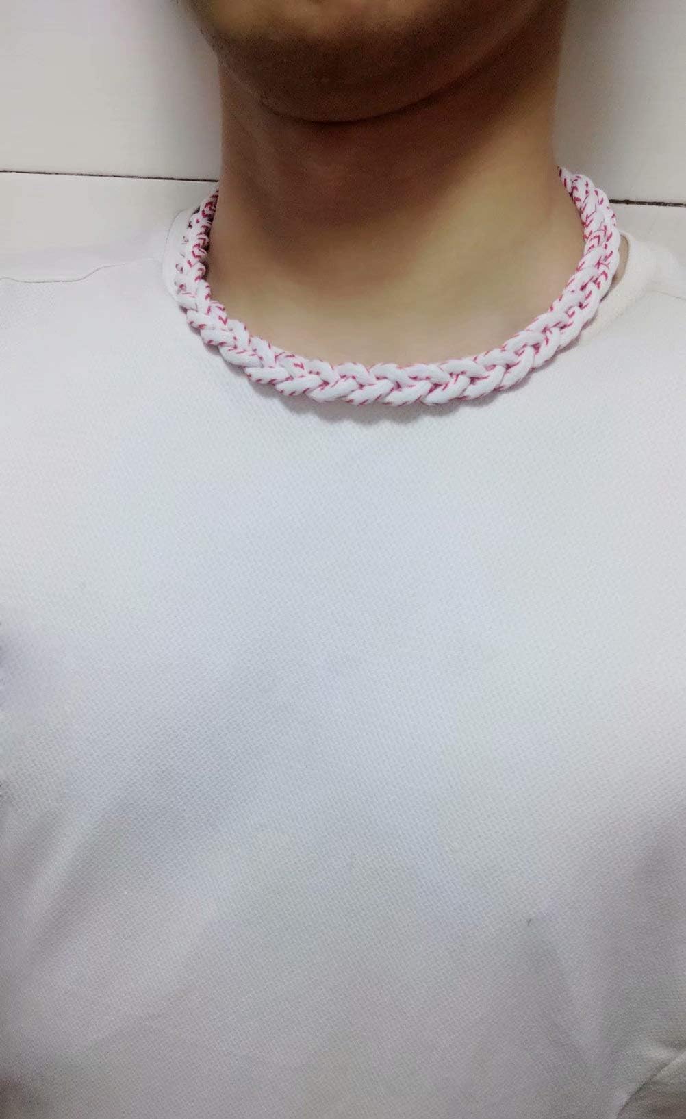 Baseball Rope Necklace for Men & Women - Adjustable Tornado Baseball Jewelry for Softball Players - Perfect for Games, Gifts & Sports Enthusiasts