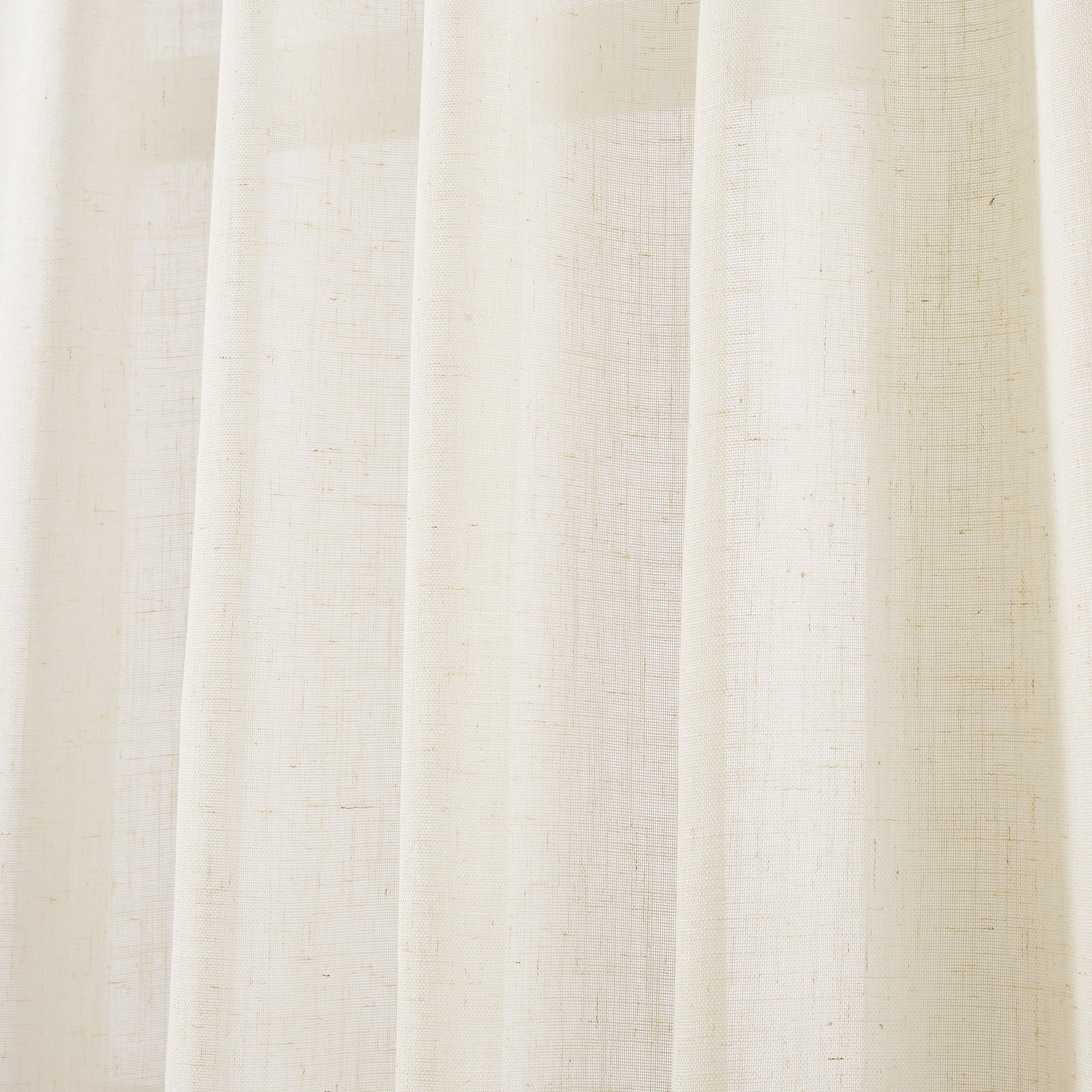 Brigitte Embroidery Eyelet Scalloped Edge Window Curtain Panels - Elegant Sheer Drapes for Living Room & Bedroom Decor