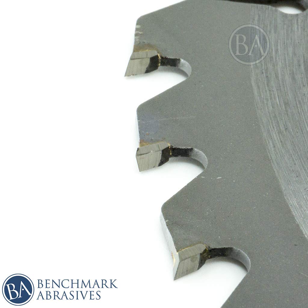Benchmark Abrasives 10 Inch 40-Tooth TCT Saw Blade - Tungsten Carbide Tipped Circular Saw Blade for Wood Cutting - 5/8