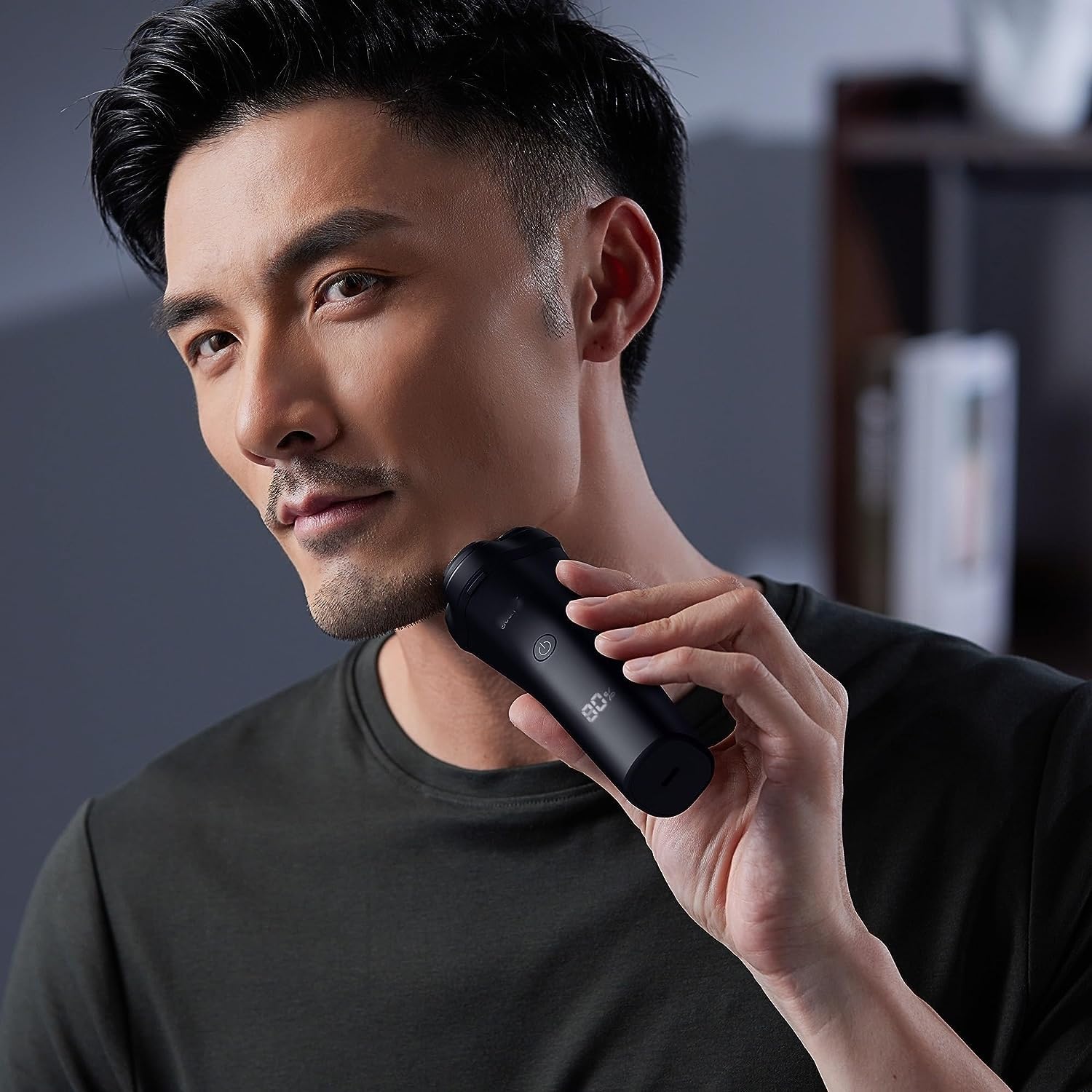 Best Rechargeable IPX7 Waterproof Electric Shaver for Men - Rotary Shaving Razor with LED Smart Screen - Perfect for Travel, Gym & Daily Grooming