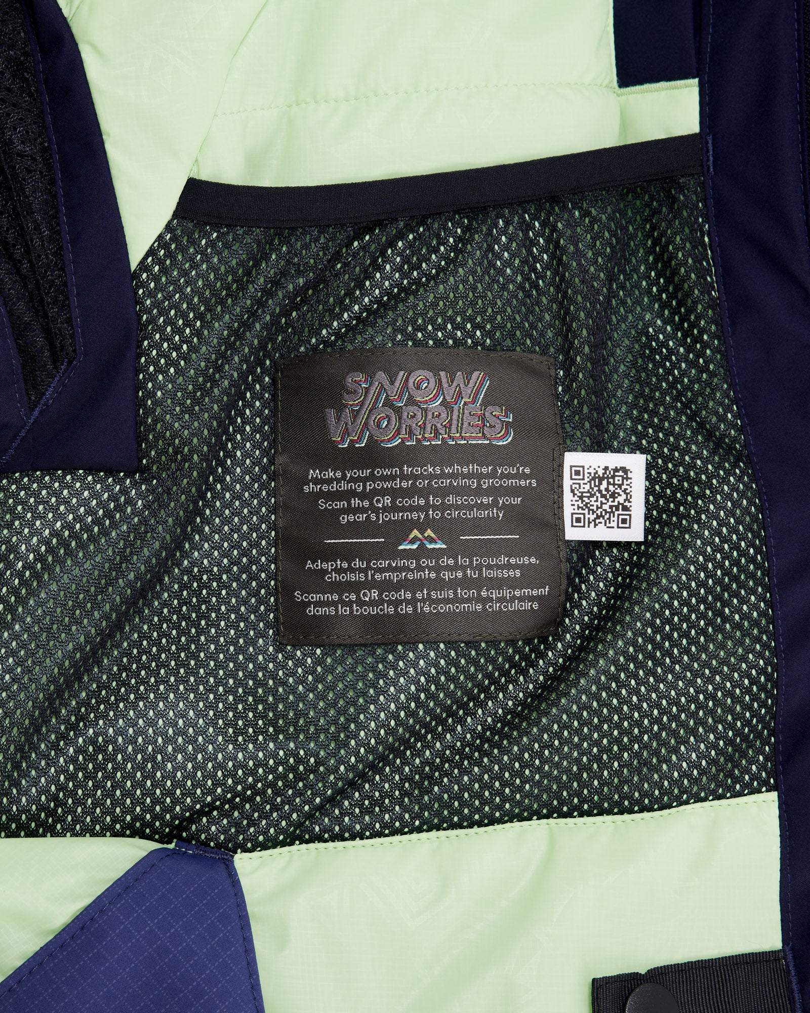 Women's PWDR Days 2L Insulated Waterproof Snow Jacket - Dark Horizon/Horizon Line - Winter Sports & Outdoor Activities