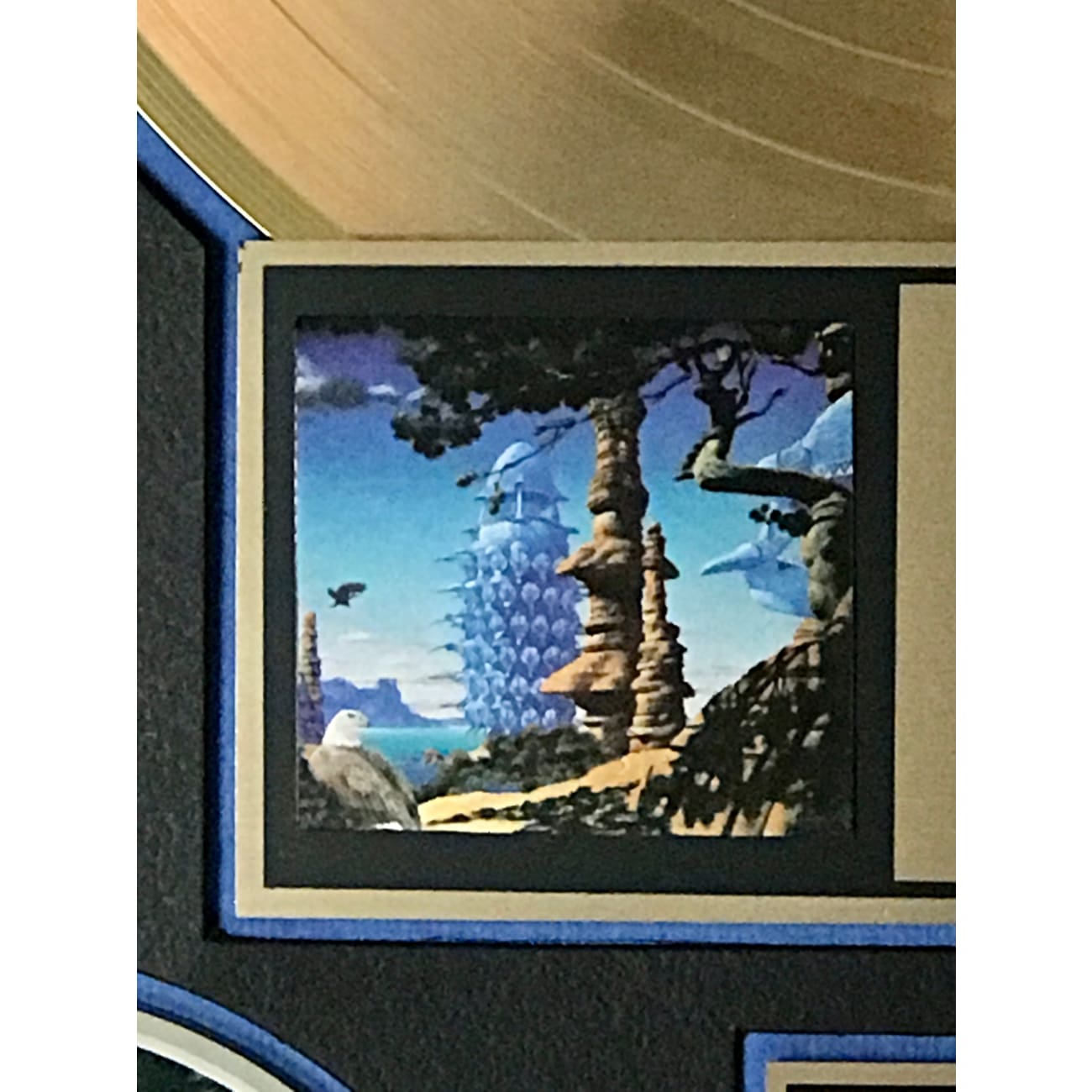 Anderson Bruford Wakeman Howe RIAA Gold Album Award - Certified Music Collectible for Fans & Memorabilia Enthusiasts - Perfect for Display in Home, Office, or Music Studio