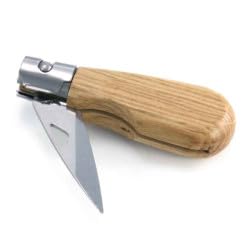 Premium French Oyster Knife - Stainless Steel Blade with Wooden Handle for Safe Shucking - Perfect for Seafood Lovers & Home Chefs (Great for Restaurants, Picnics & Beach Parties)