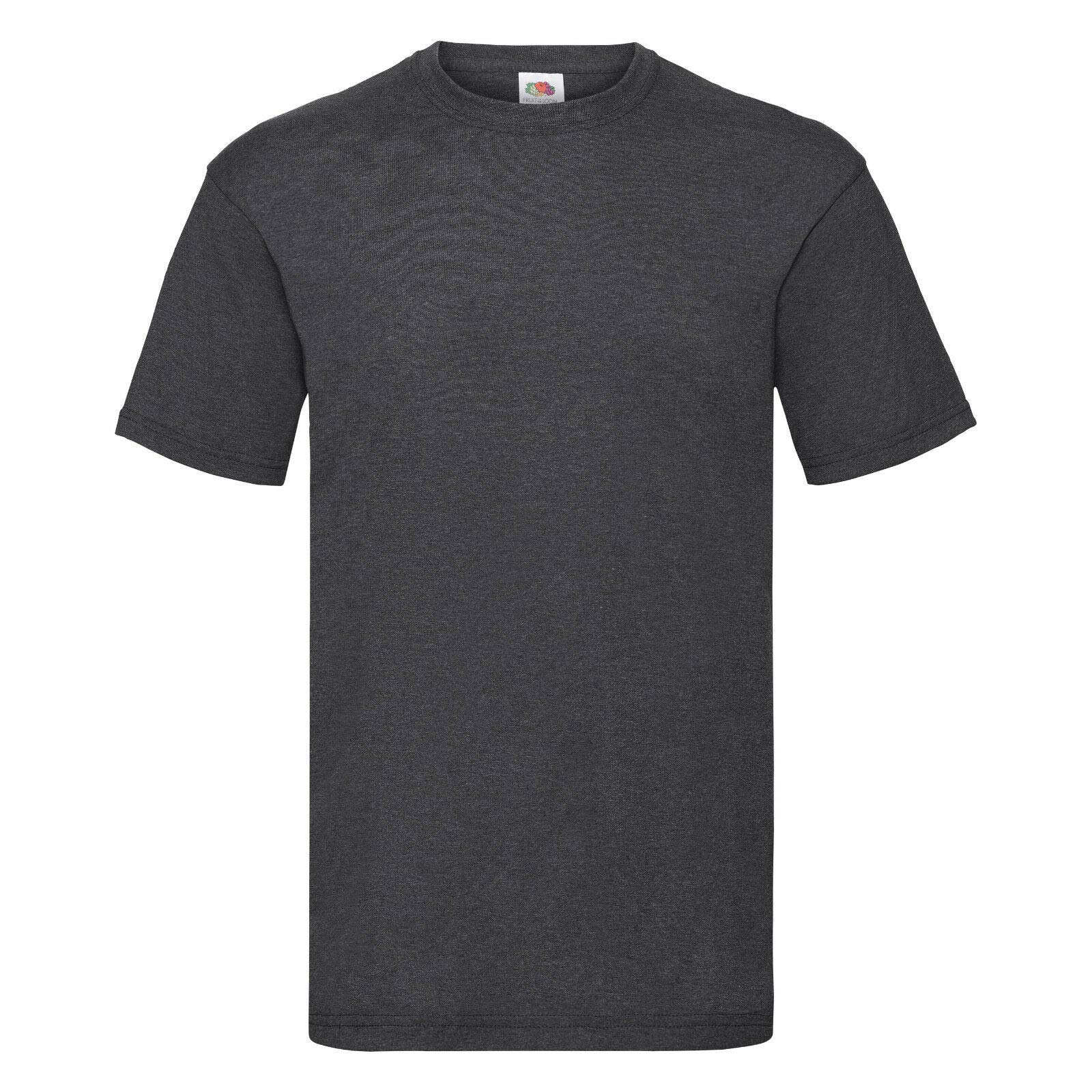Fruit Of The Loom Men's Valueweight Short Sleeve T-Shirt - Soft Cotton Crewneck Tee for Casual Wear, Gym & Everyday Comfort