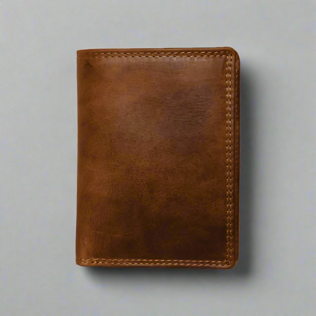 Premium Genuine Leather Trifold Wallet for Men with Zip Coin Pocket - Durable & Stylish RFID Blocking Wallet for Everyday Use, Travel & Business