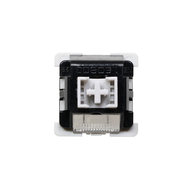 LEOBOG Graywood V4 Linear Mechanical Keyboard Switches - 100pcs Pack for Smooth Typing & Gaming | Compatible with MX Style Keyboards | Perfect for Office, Gaming & Mechanical Keyboard Enthusiasts