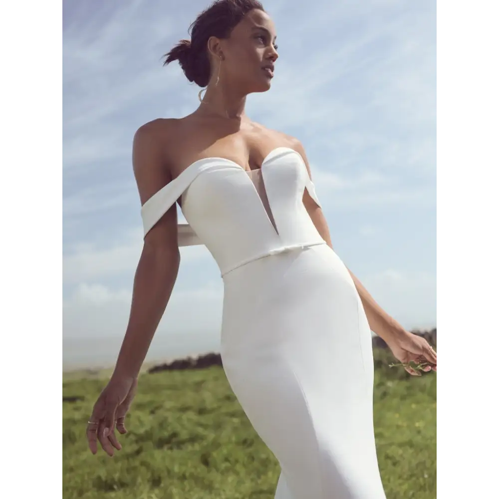 Rebecca Ingram Moriah Wedding Dress - Elegant Lace A-Line Gown for Brides, Church Ceremonies & Formal Events