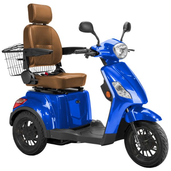 Bespoke Legacy Full Size 3 Wheel Mobility Scooter for Adults - Lightweight Electric Scooter with Long Battery Life - Perfect for Outdoor, Shopping & Travel