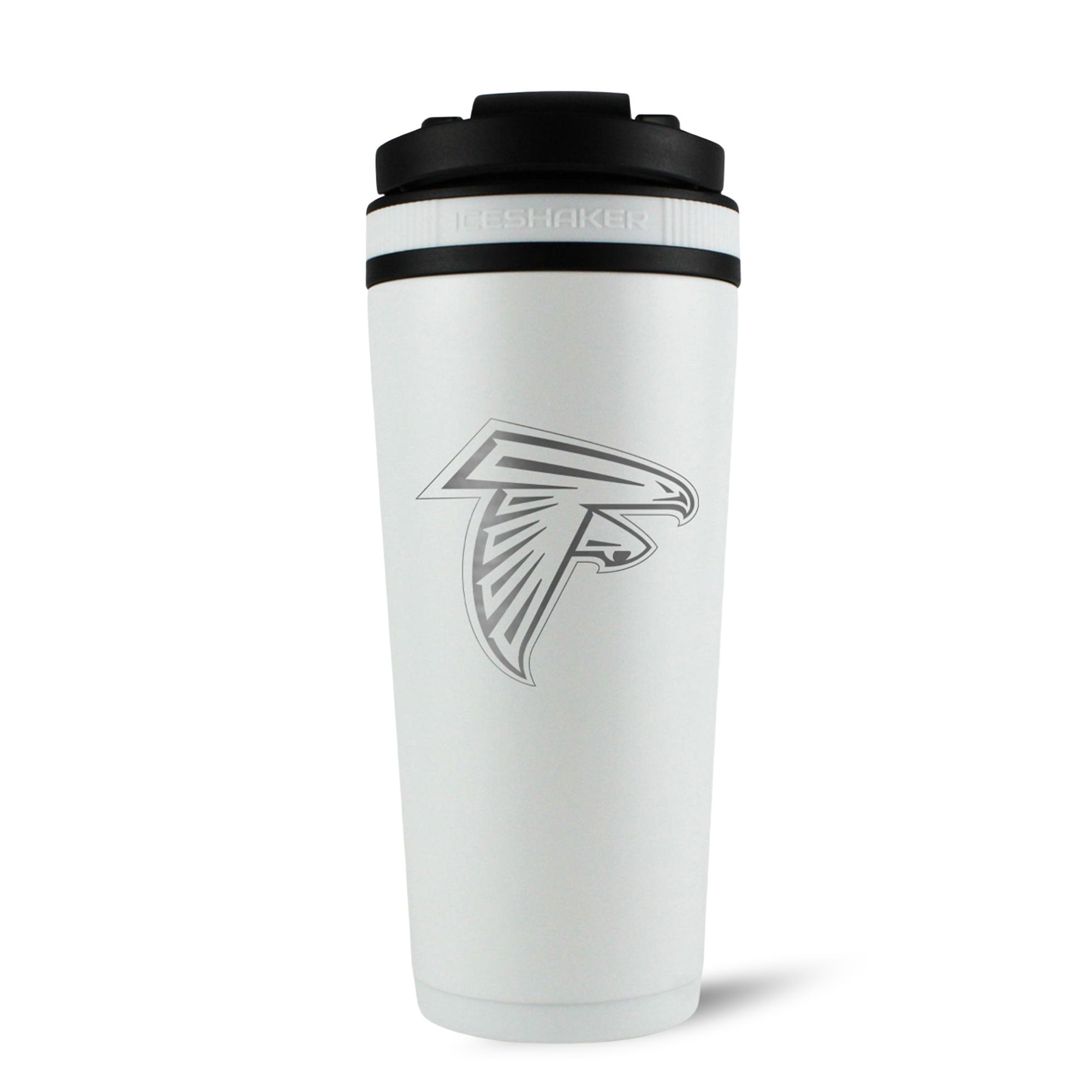 Official Atlanta Falcons 26oz Insulated Stainless Steel Water Bottle - White - Perfect for Gym, Workouts & Game Day Hydration